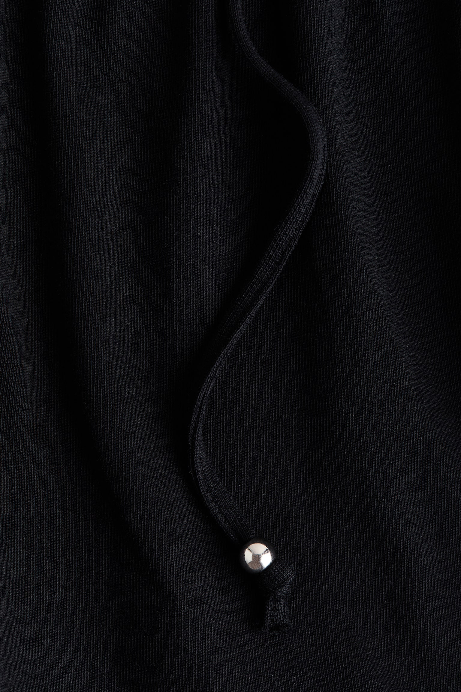 Cotton drawstring trousers - Black/Cream/Dark khaki green - 2