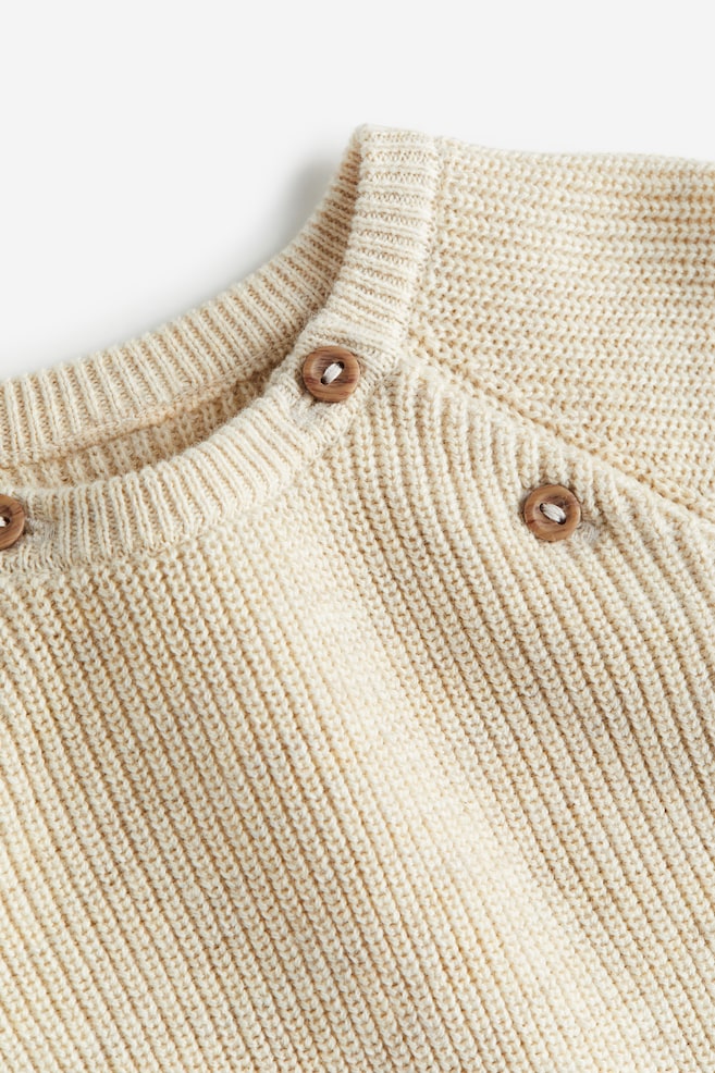 Knitted jumper and trousers - Light beige - 3