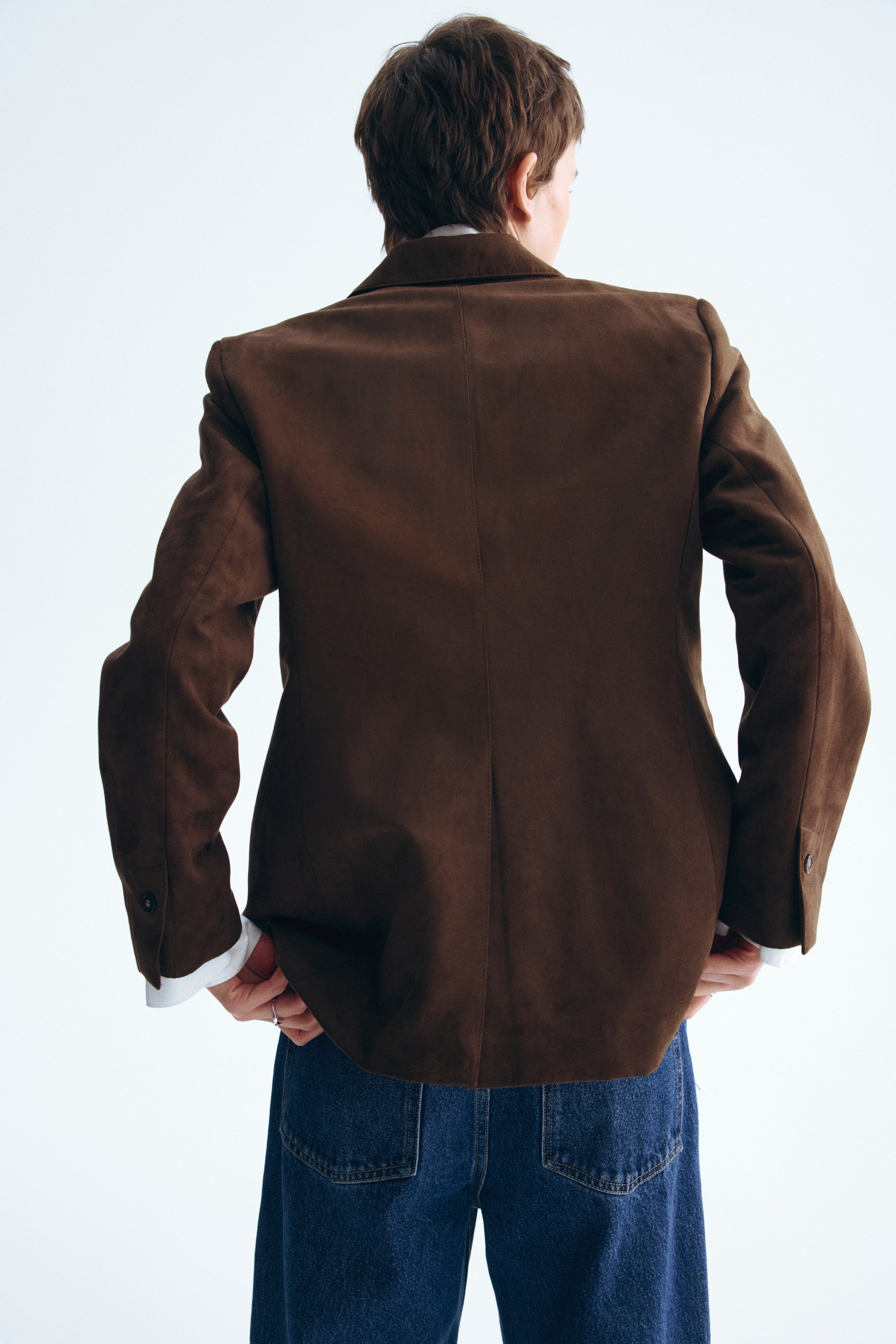 Blazer à fermeture droite