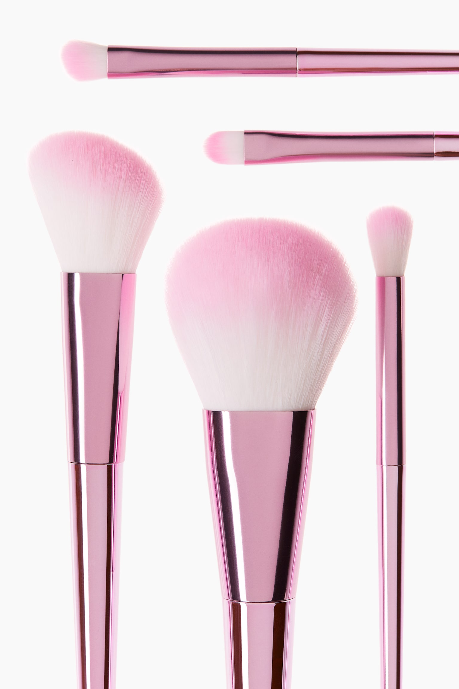 5-pack make-up brushes - Light pink - 3