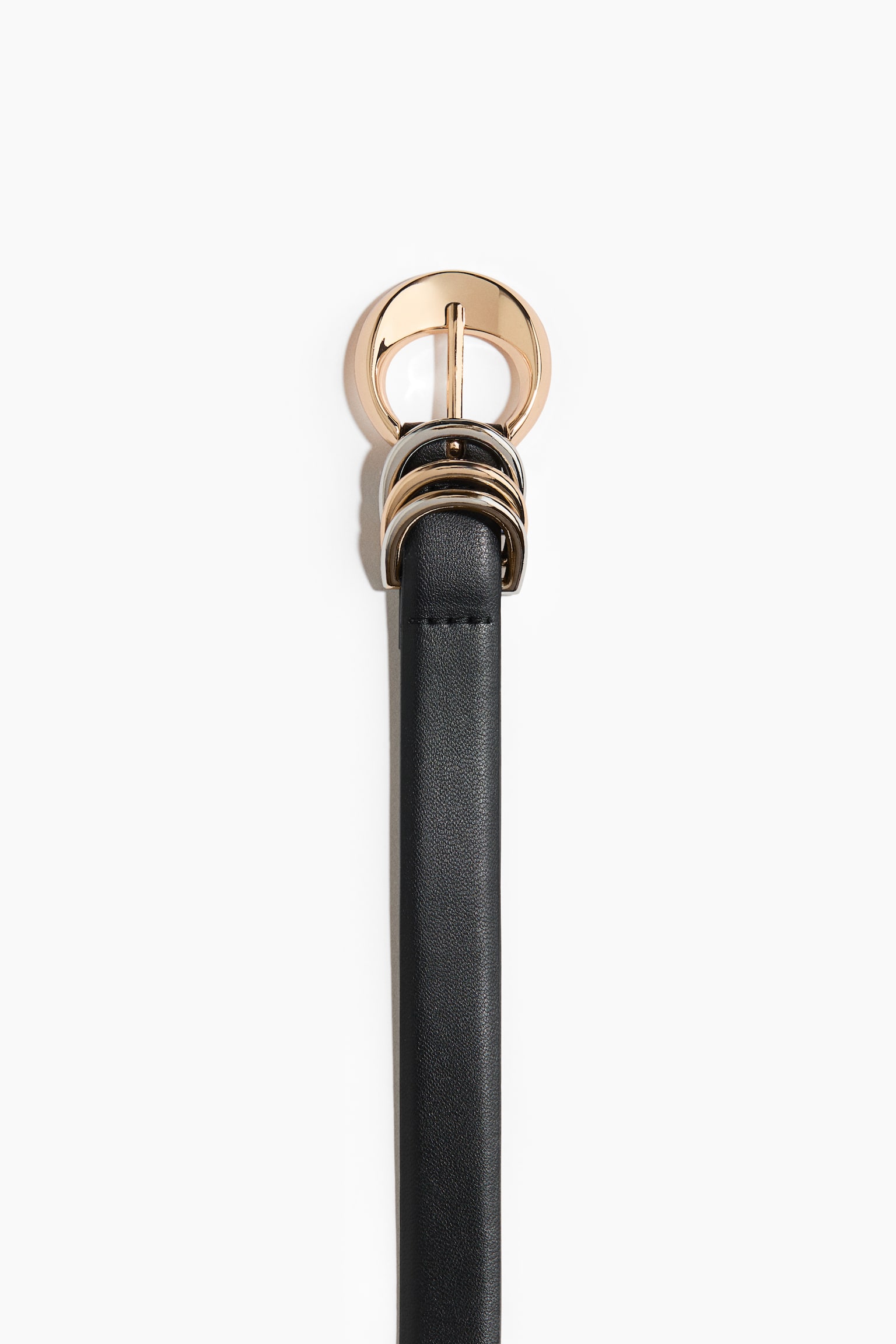 Narrow belt - Black/Dark brown - 2