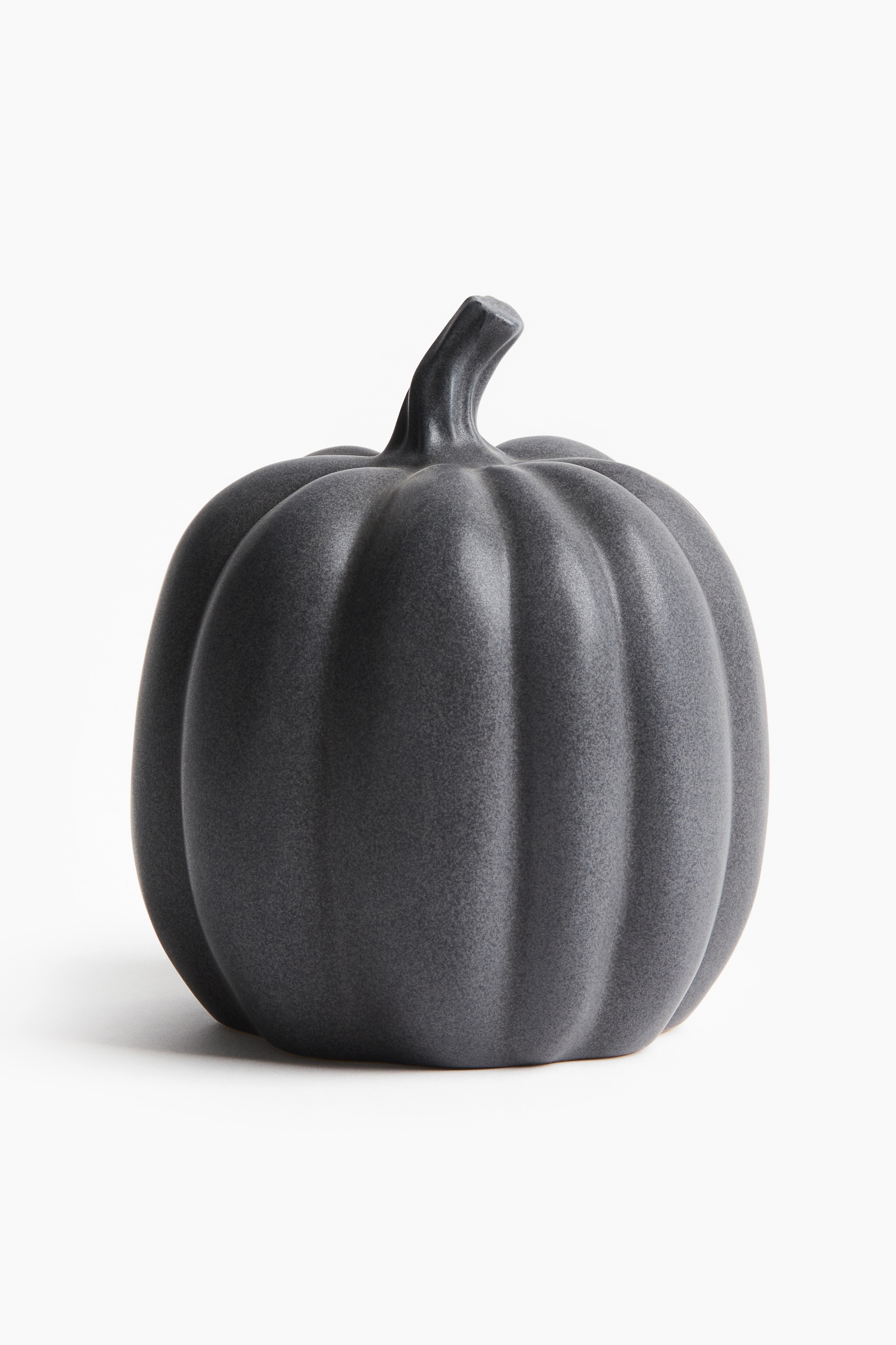 Stoneware decoration - Dark grey/Cream