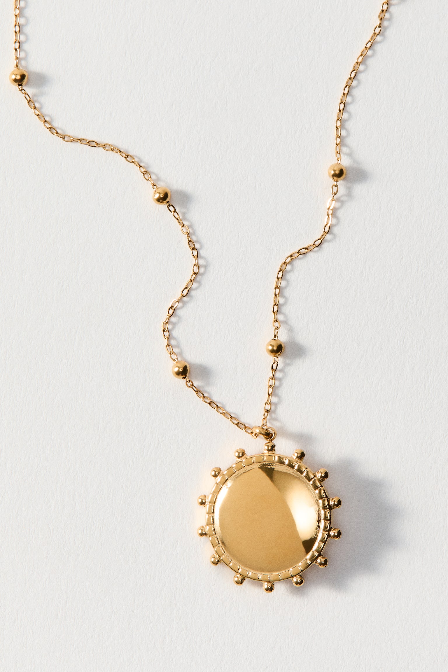 Waterproof pendant necklace - Gold-coloured - 1