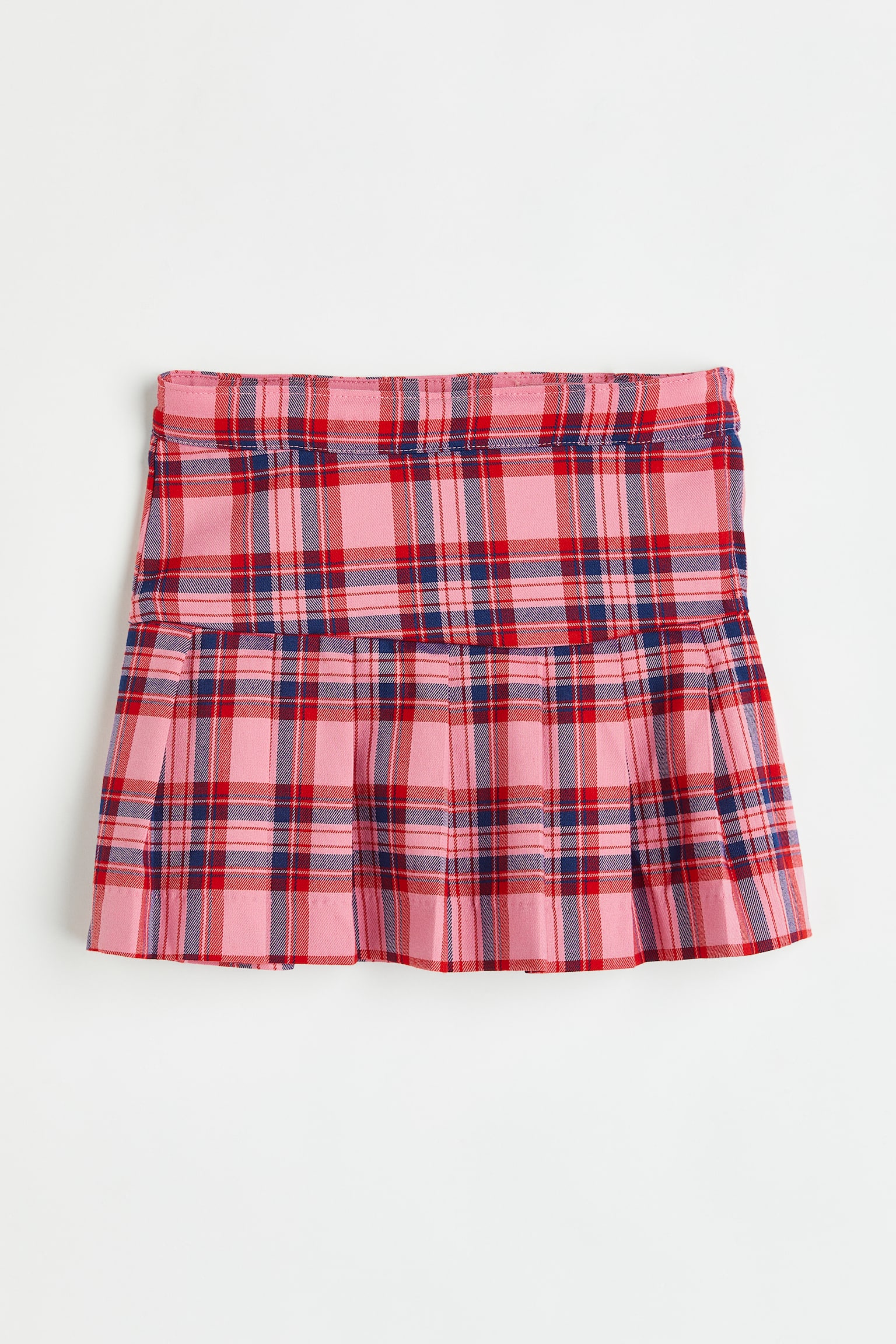 Twill skirt - Pink/Checked/Cream/Checked - 1