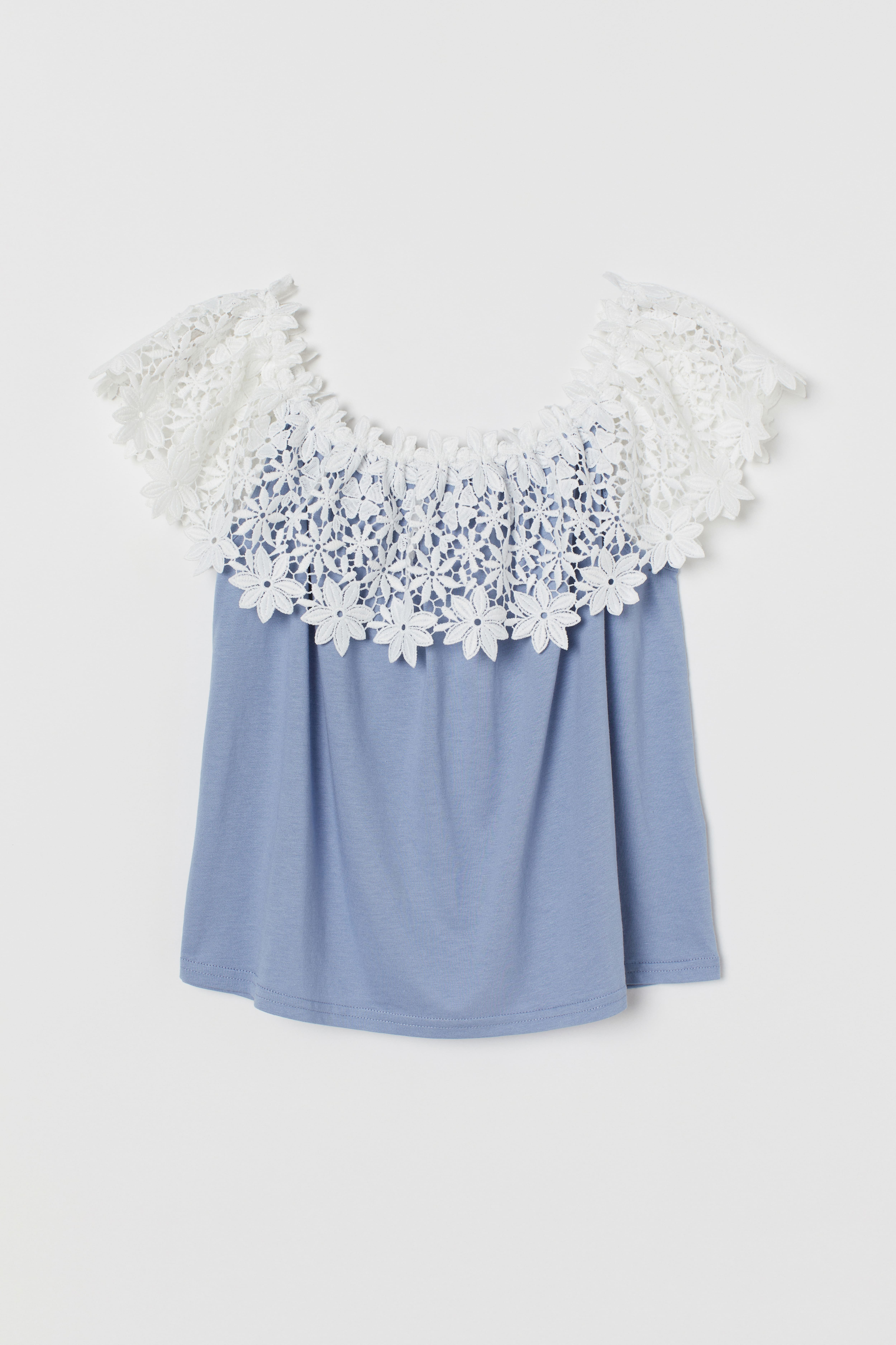 Off the shoulder Top with Lace