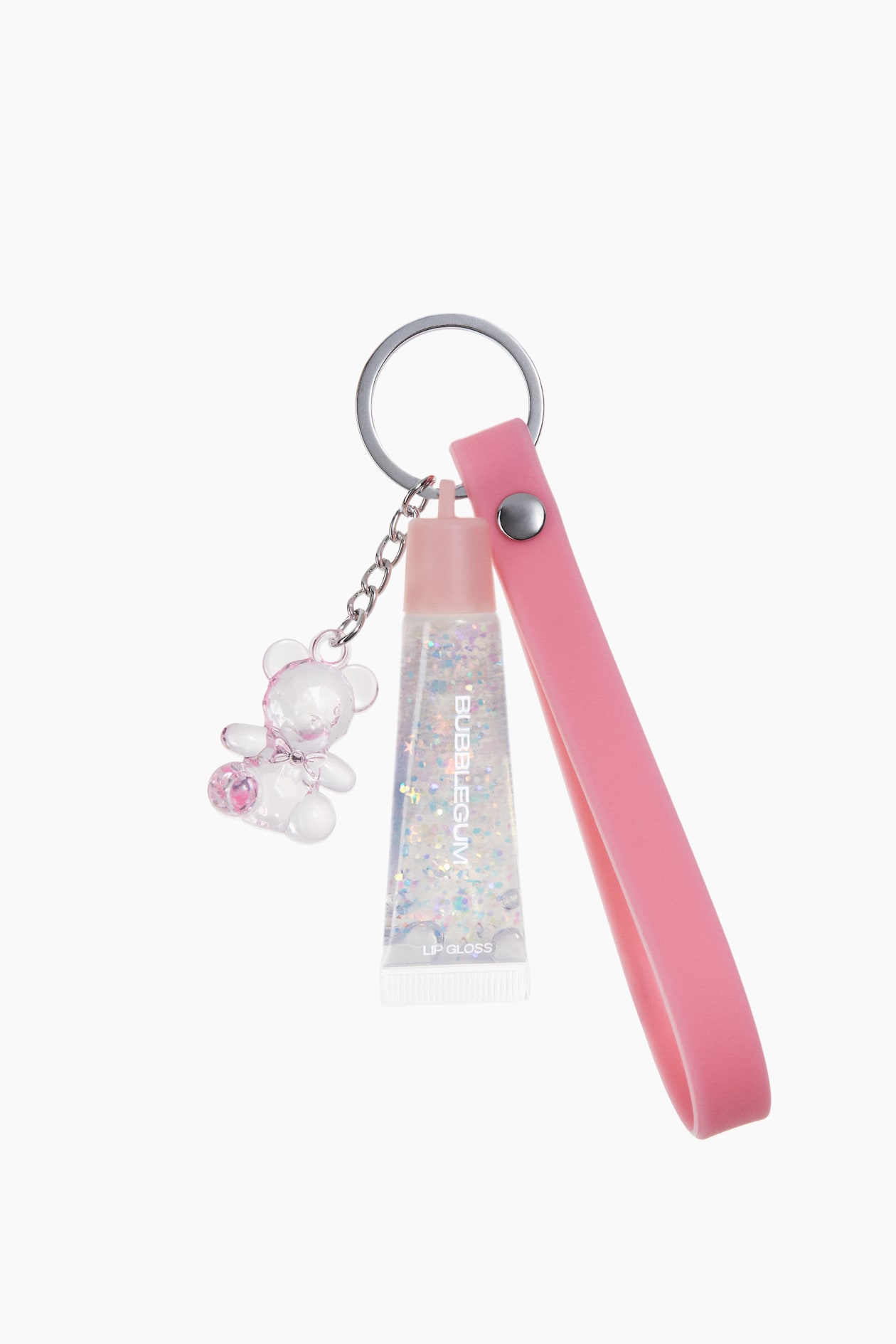 Sleutelhanger - Roze/transparant glitters - Beauty all | H&M BE