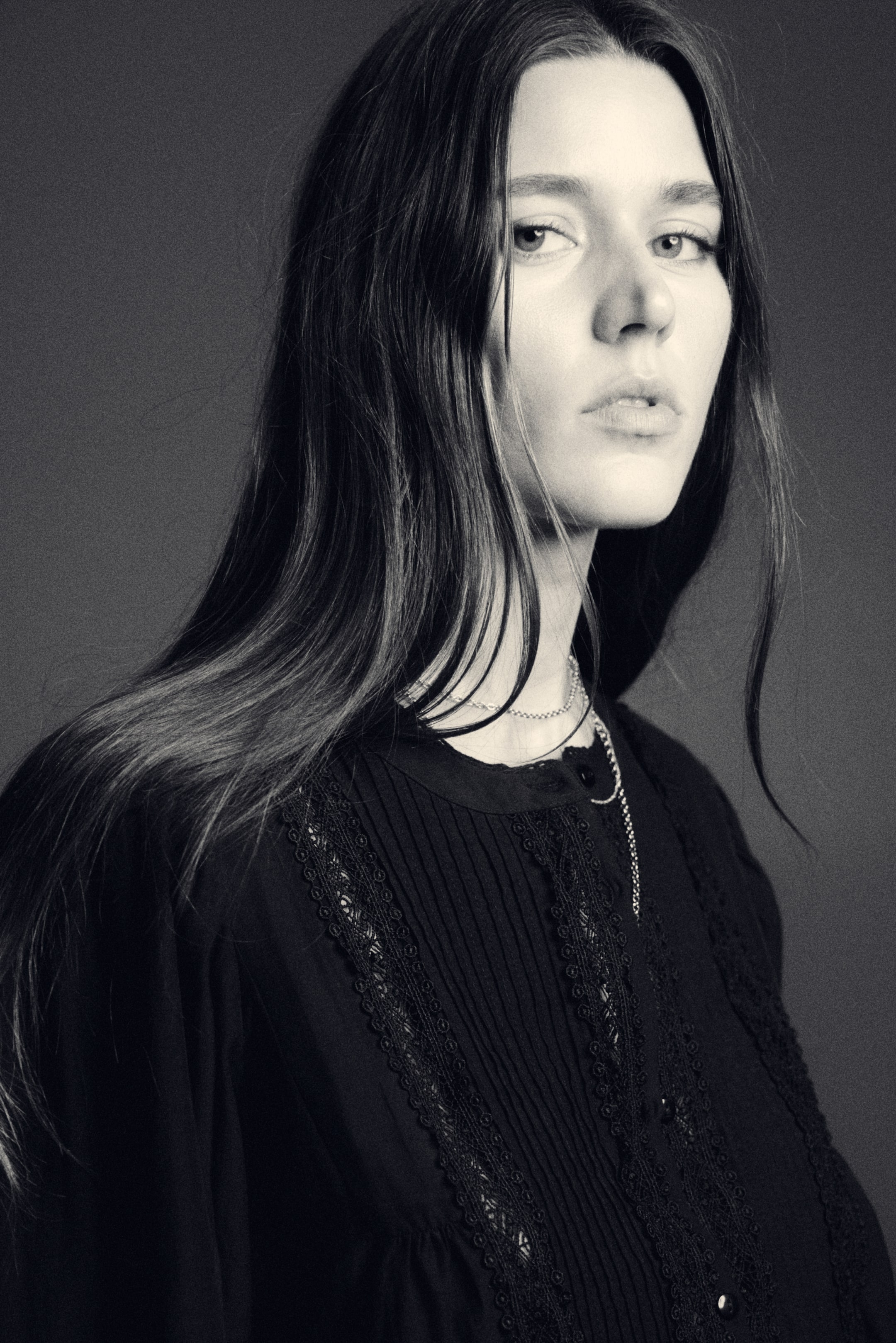 Blouse with Pintucks