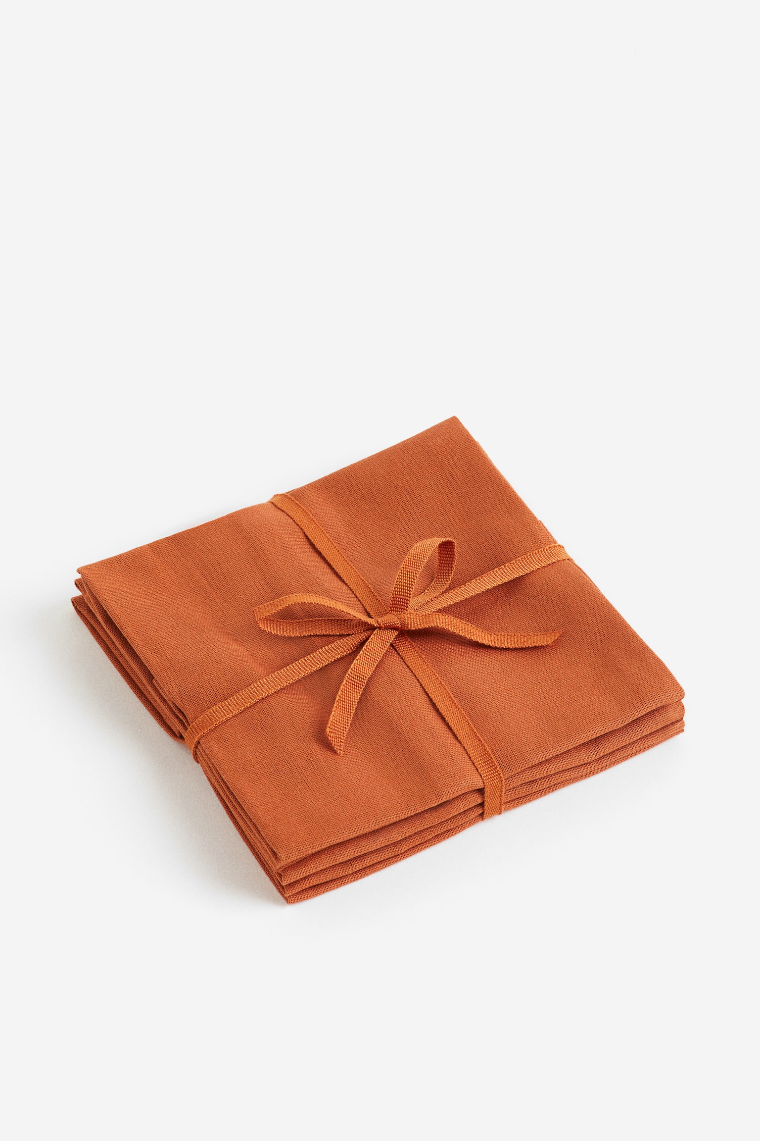 4-pack cotton napkins - Dark orange/Dark green/White/Cobalt blue/Red/Anthracite grey/Light purple - 1