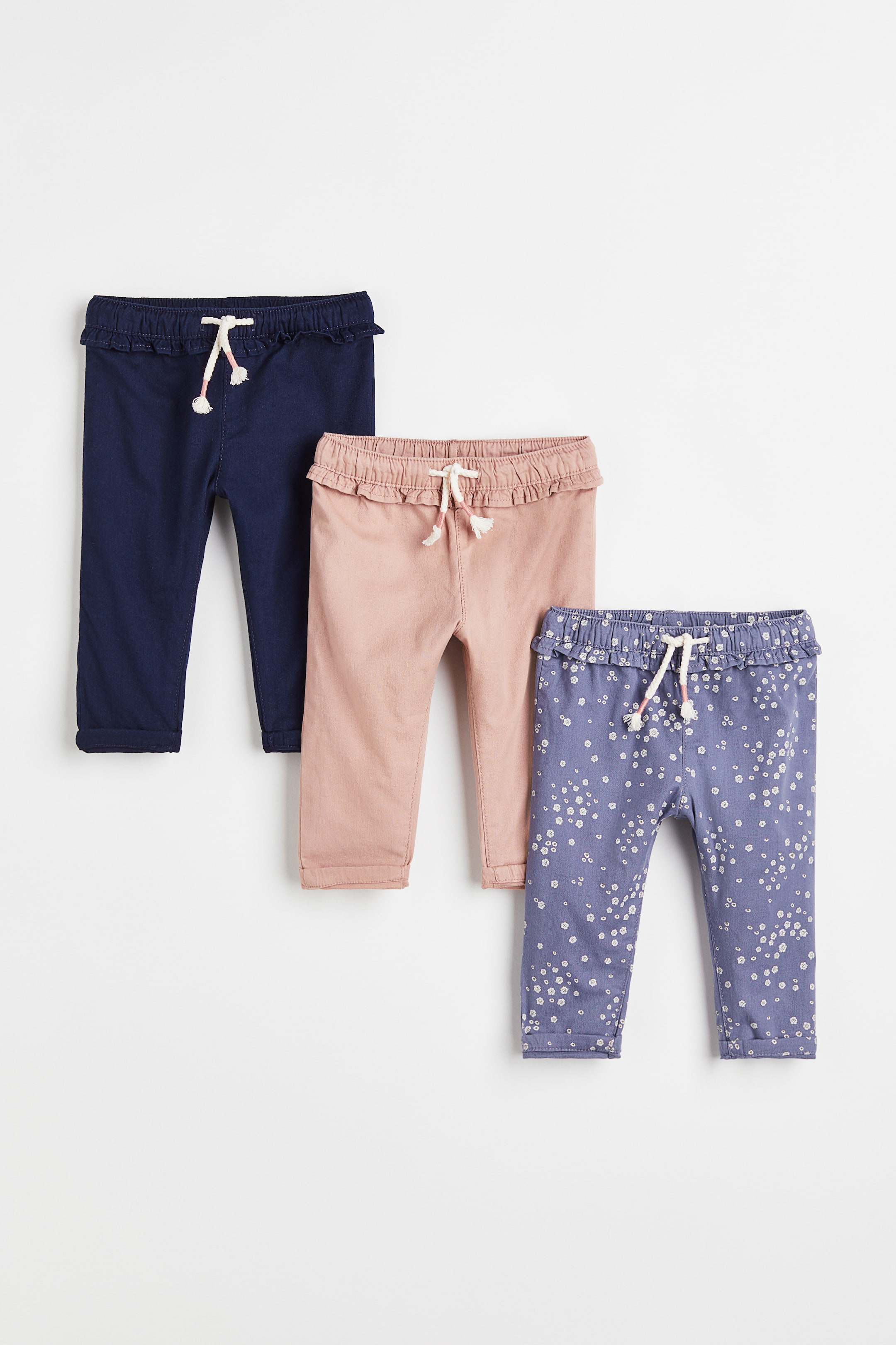 3-pack Cotton Pants