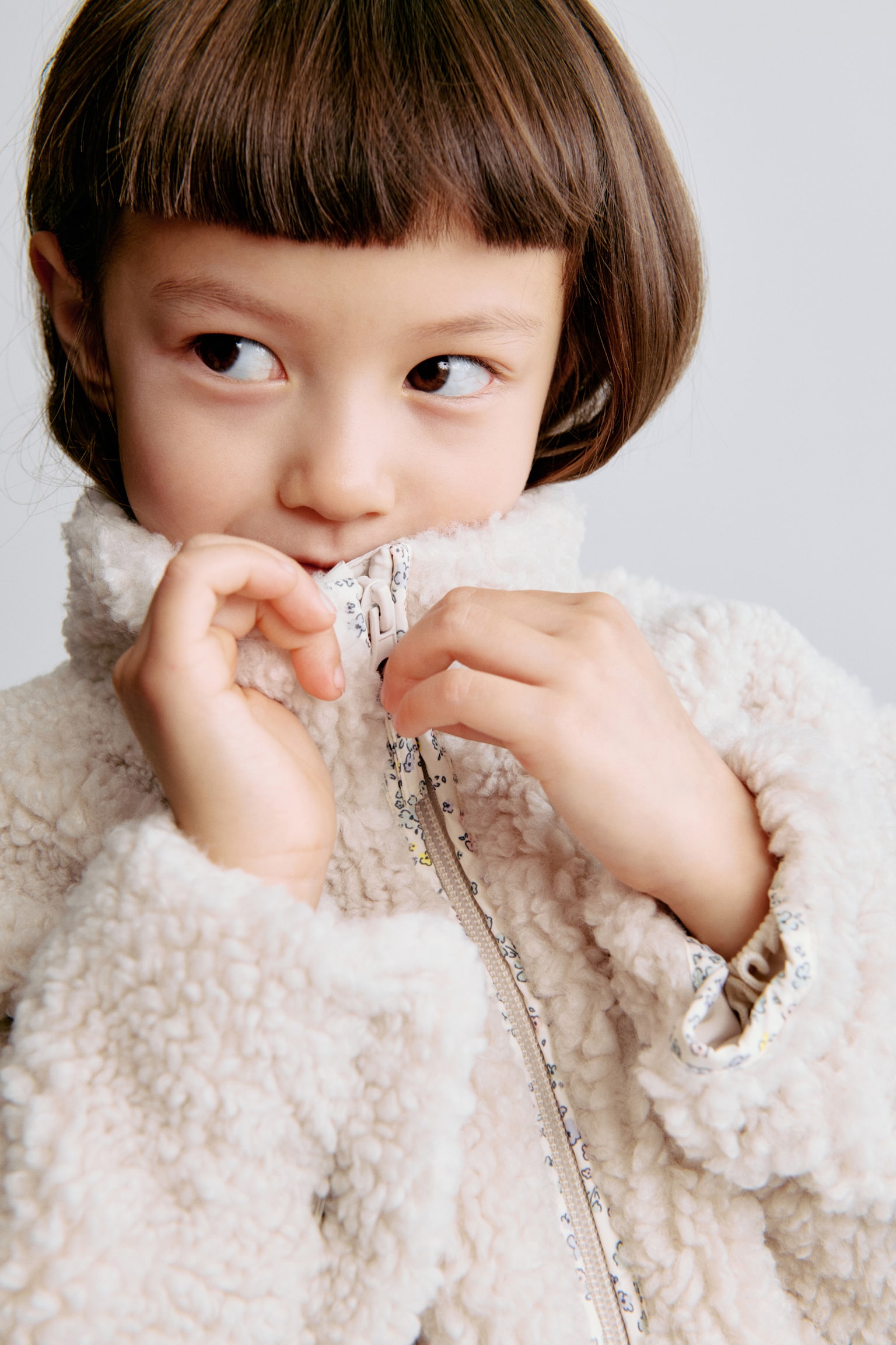 泰迪熊外套 - 淺米色 - 4