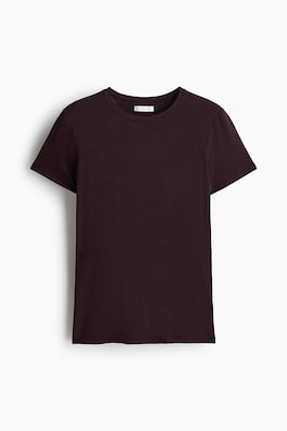 Figurnära T-shirt i modal