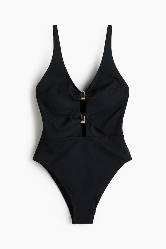 Купальник, уплотнённая чашка, высокая линия бедра — H&M