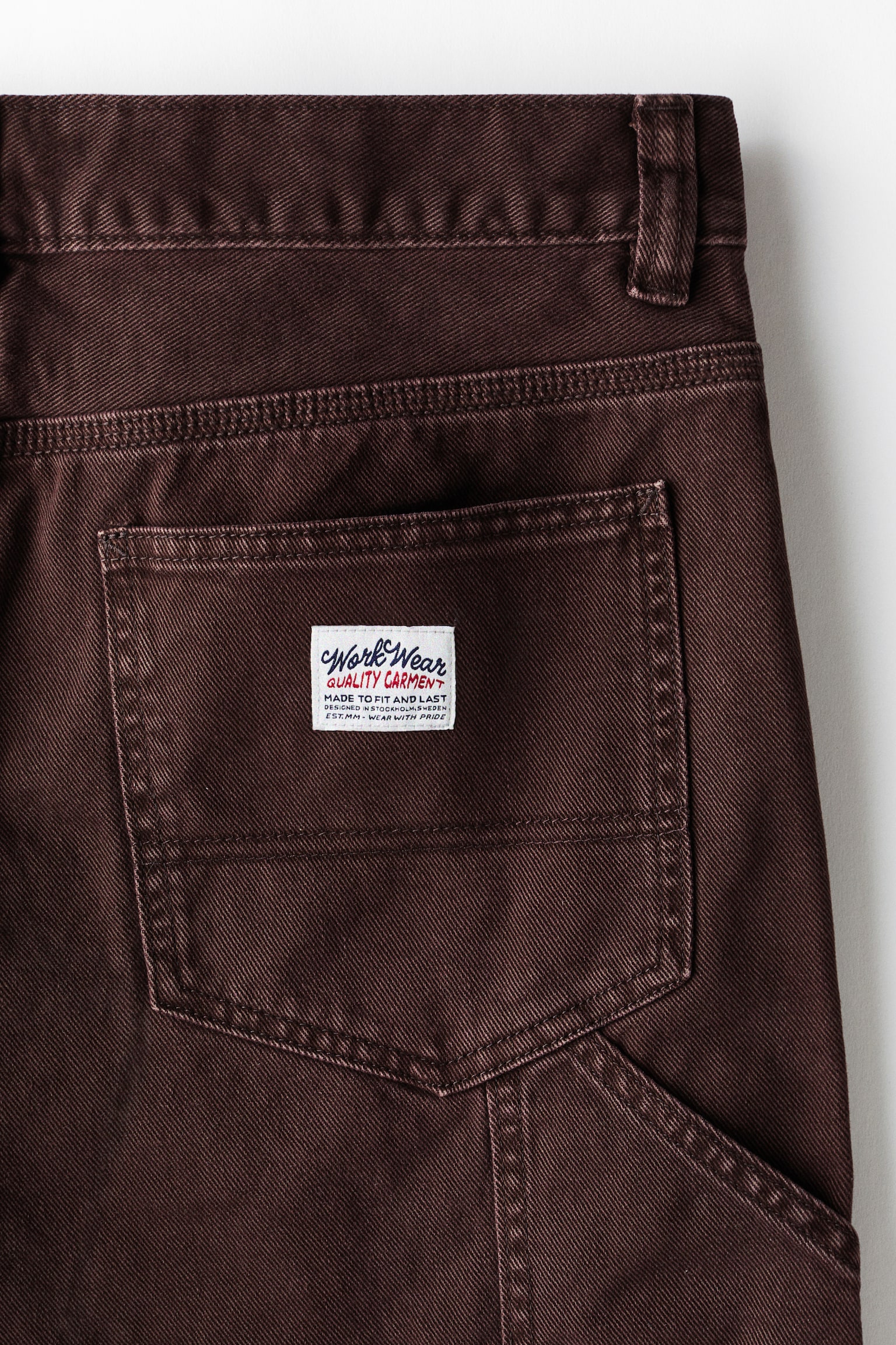 Regular Fit Carpenter trousers - Dark brown/Light beige/Dark blue - 3