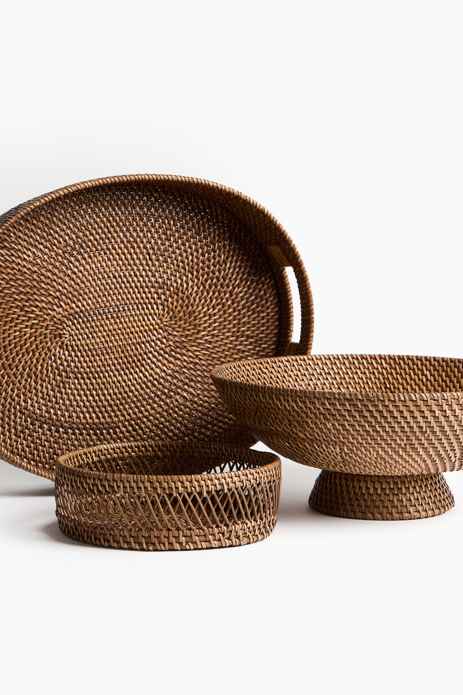 Rattan bread basket - Marron - 4
