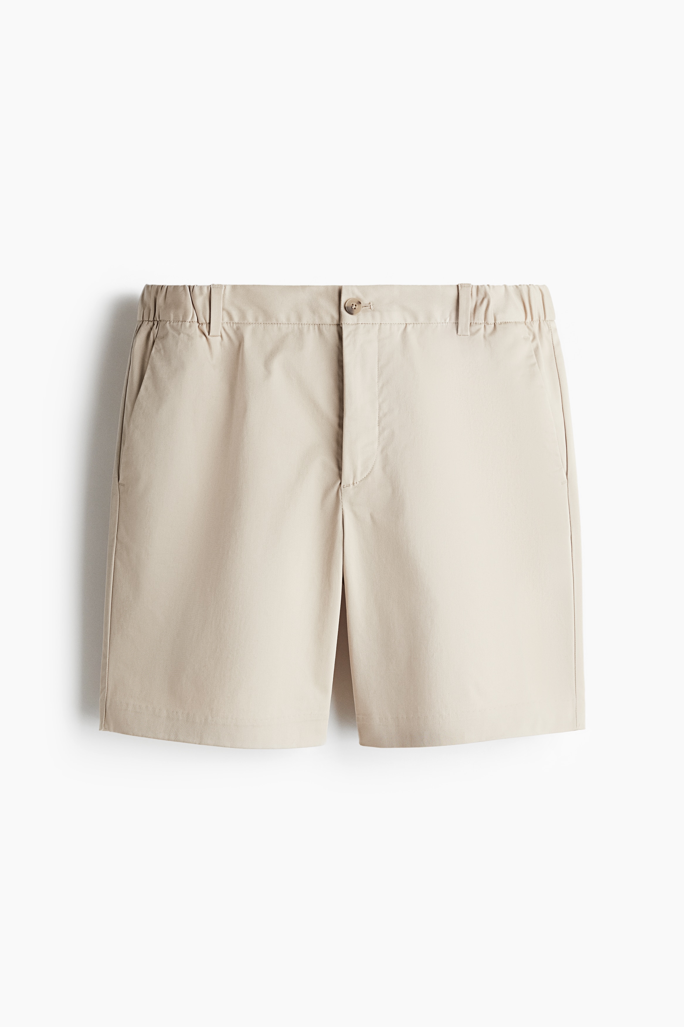 Regular-Fit Chino Shorts - Light beige/Black