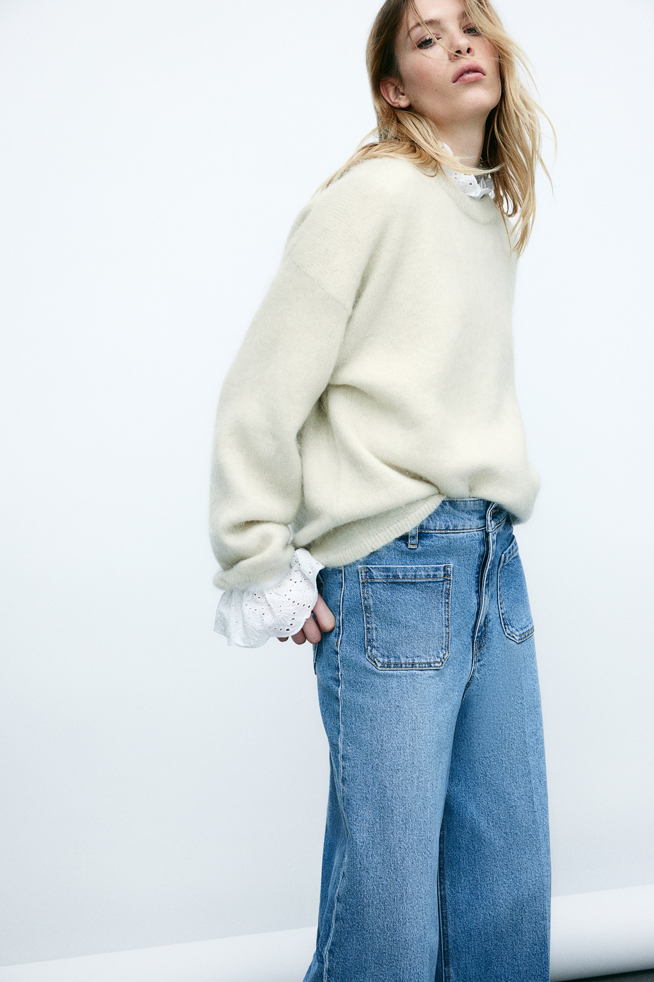 Oversized Mohair-Blend Sweater