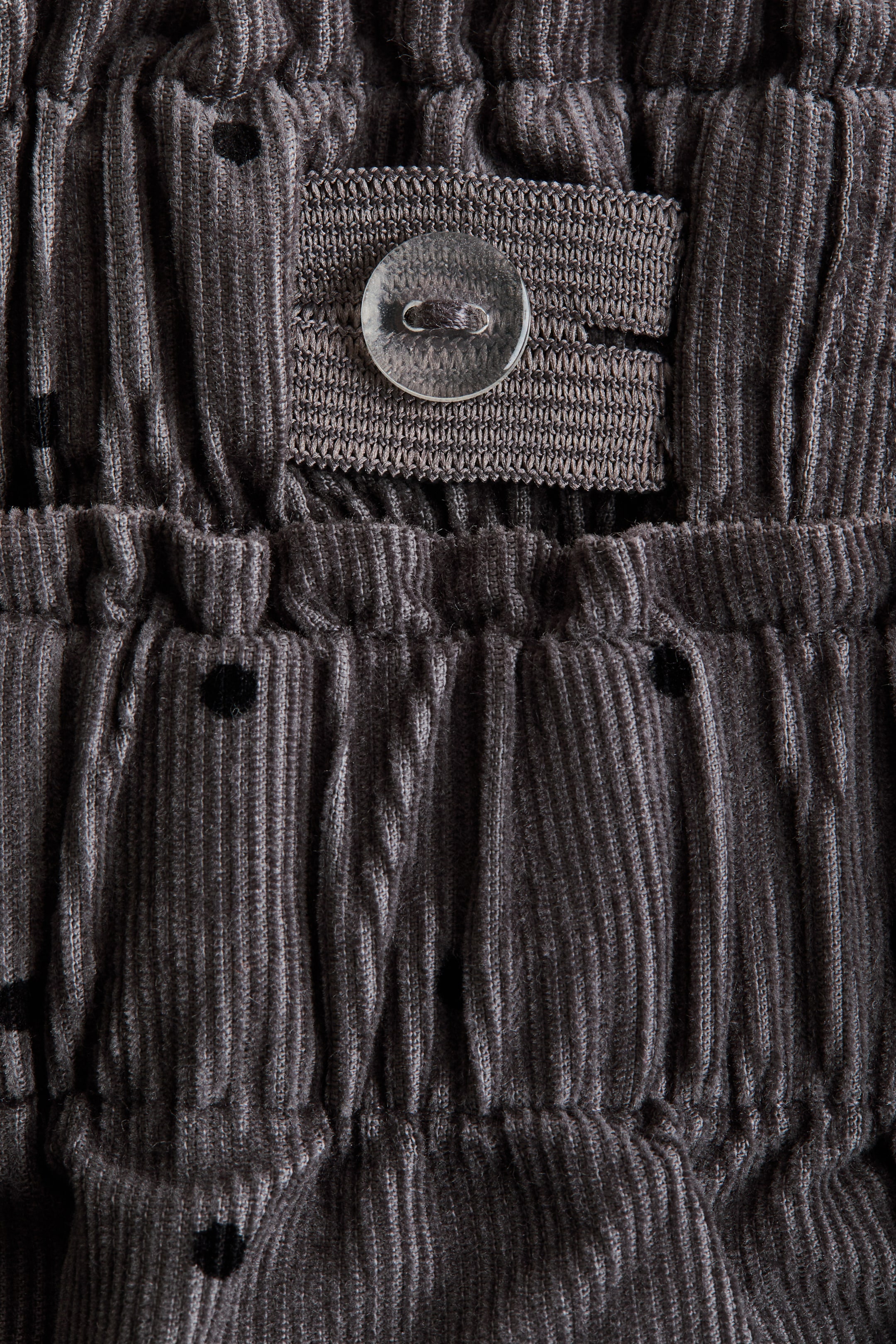 Patterned Corduroy Joggers