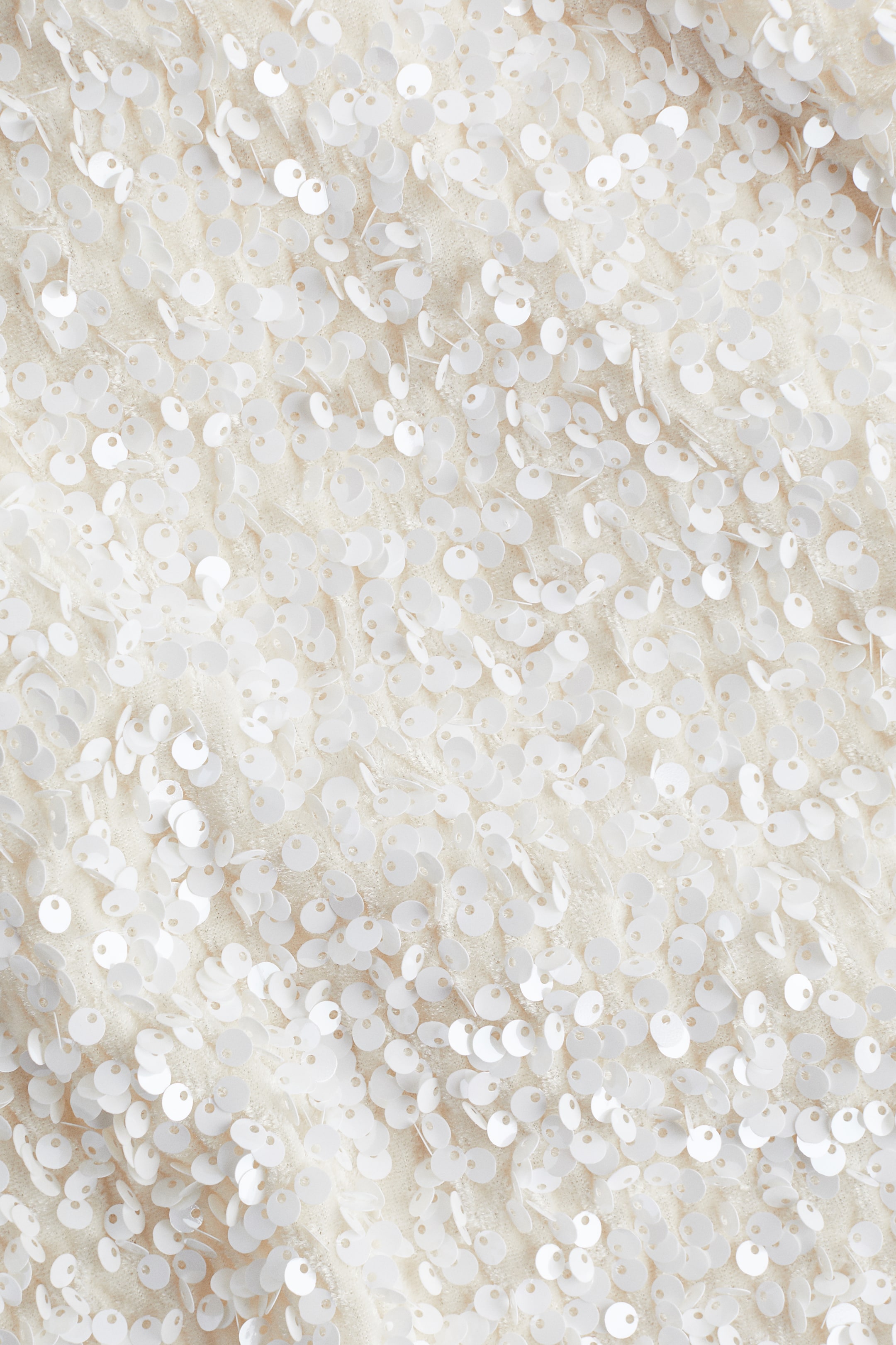 Grotere afbeelding bekijken: Bow-detail sequined dress - Wit | H&M NL 5