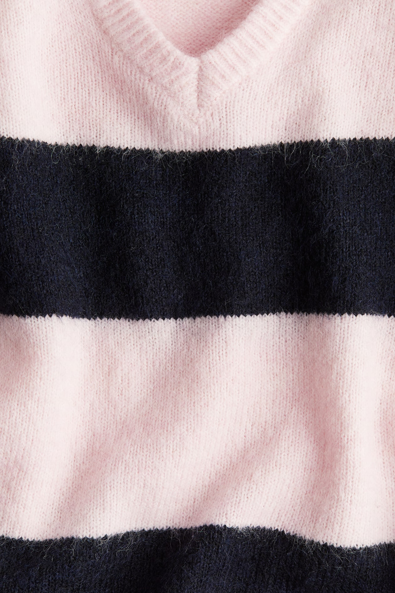 Fine-Knit V-Neck Sweater - image 2
