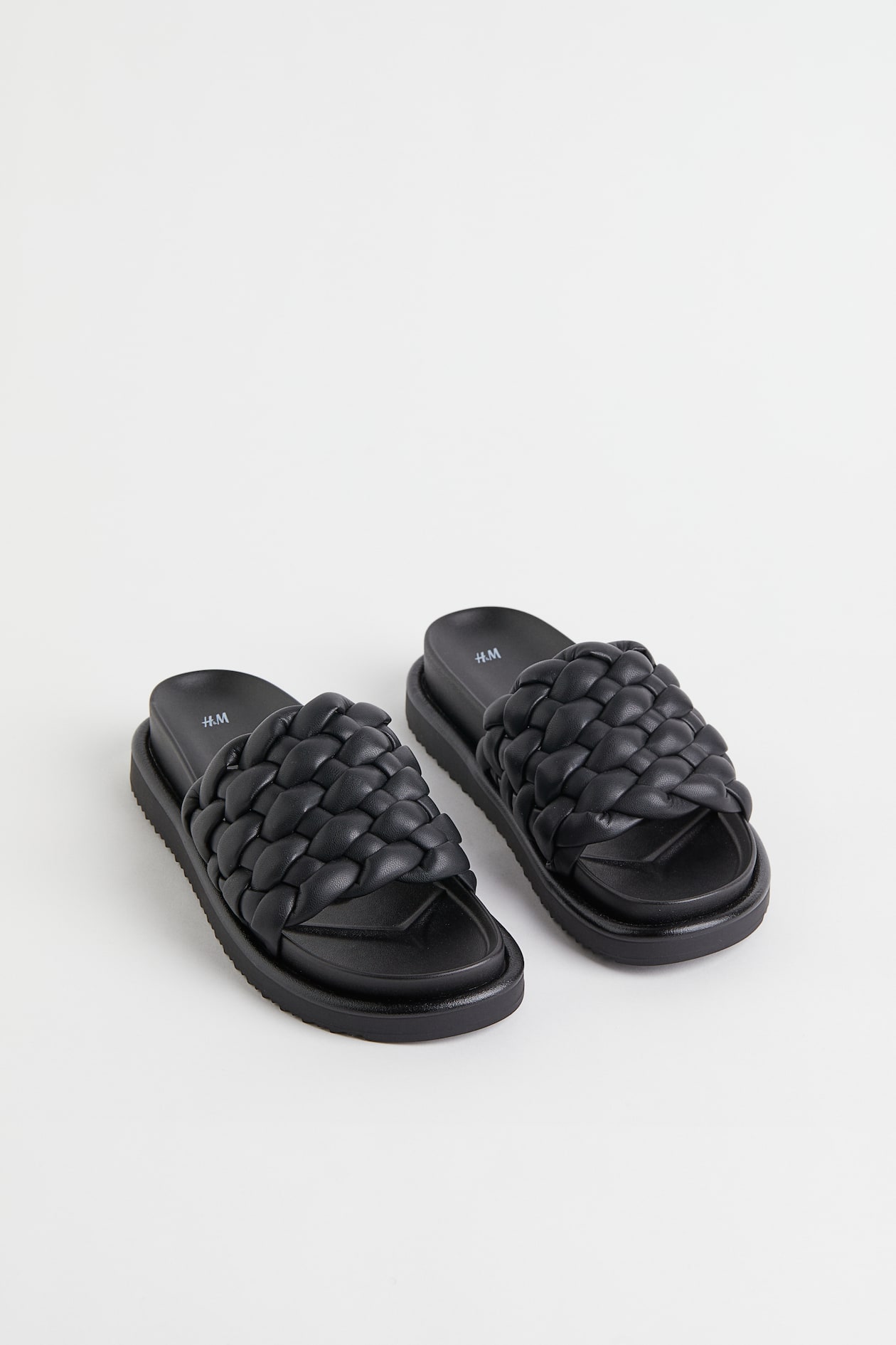 Slides - No heel - Black - Ladies | H&M US