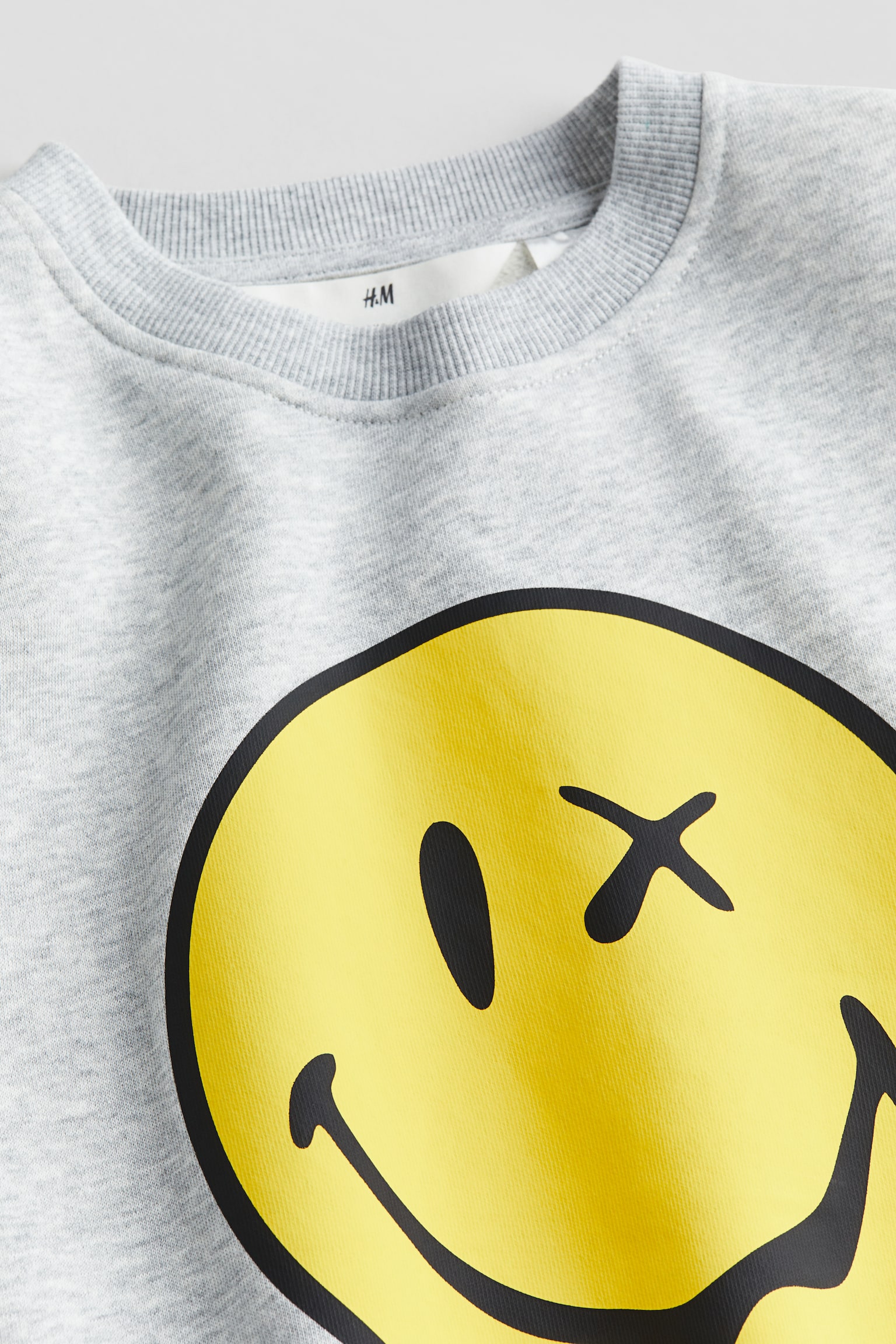 Print Sweater - Light grey marle/SmileyWorld®/Black/The Simpsons/Black/PlayStation/Black/SpongeBob SquarePants/Light beige/SmileyWorld® - 4