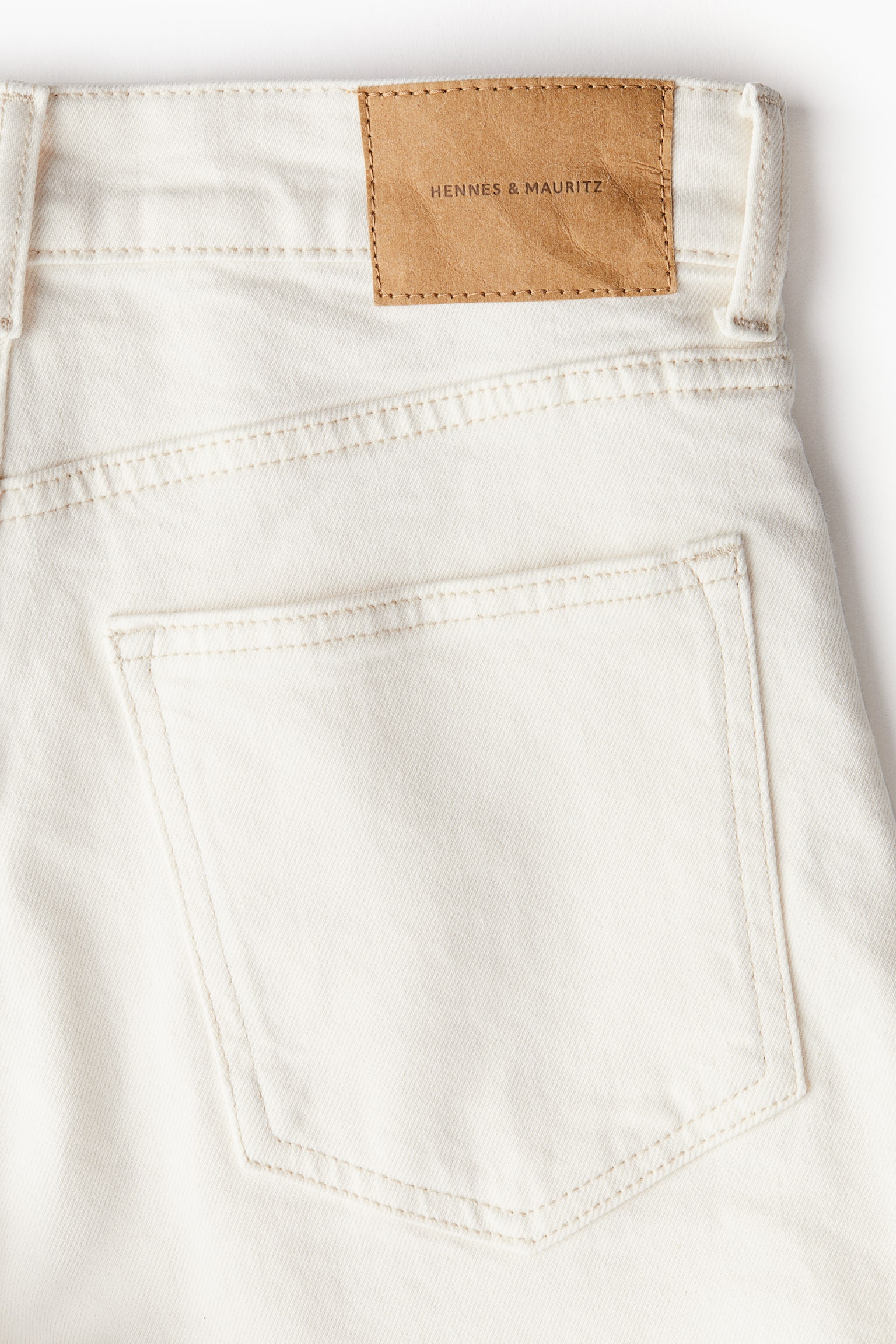 Regular Denim shorts - White - 4