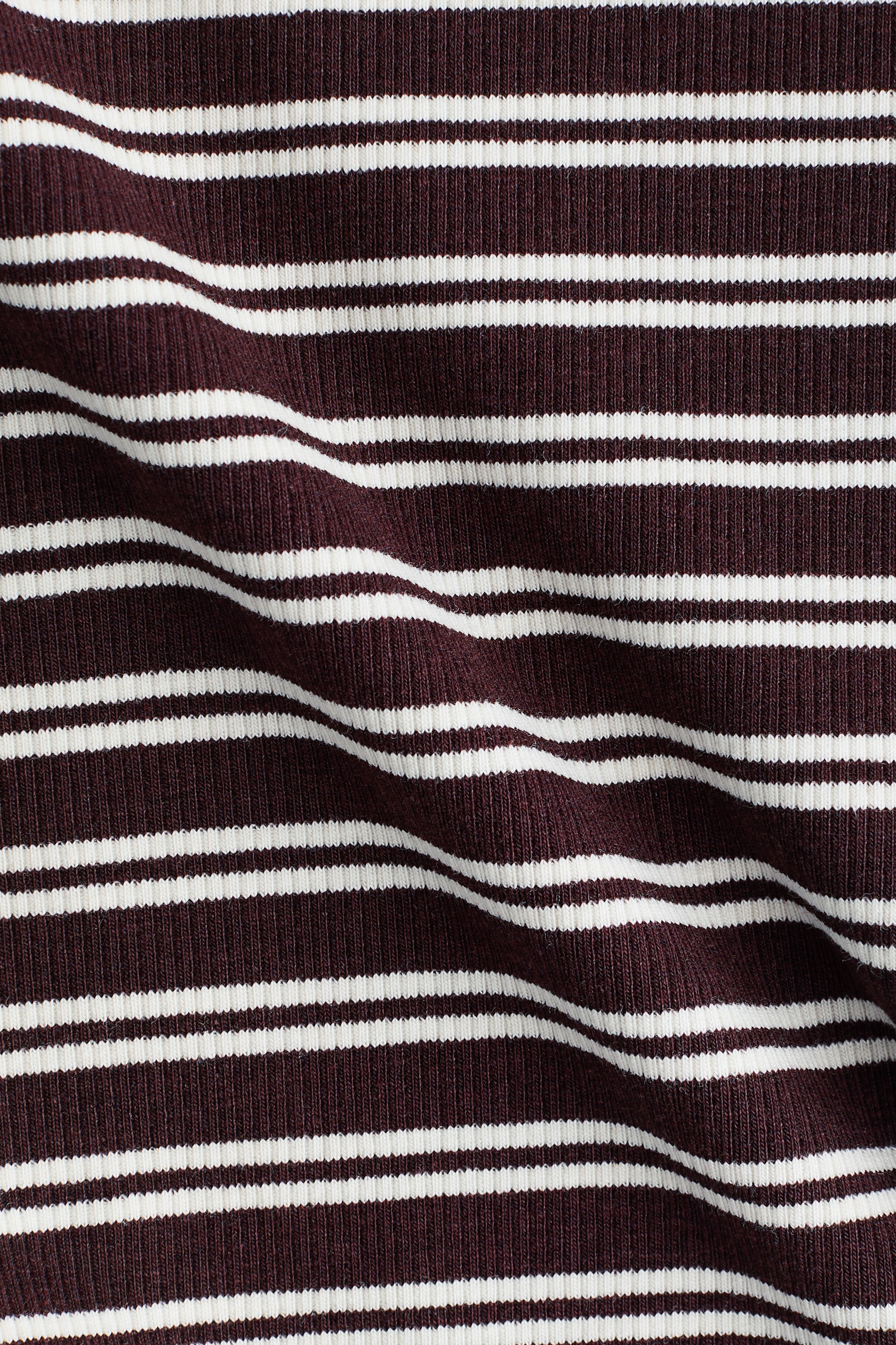 Long-Sleeved Ribbed Top