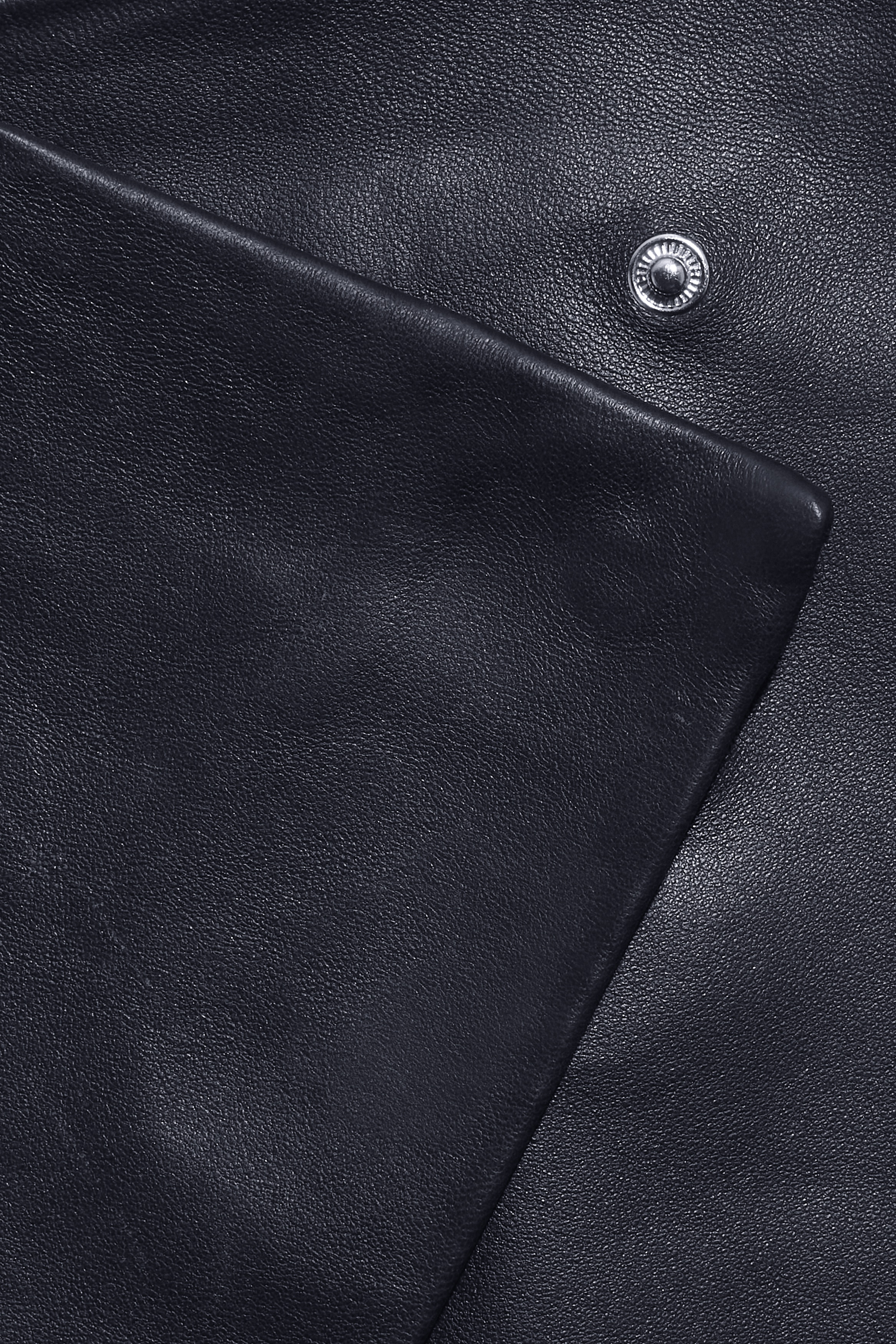 Leather wrap skirt