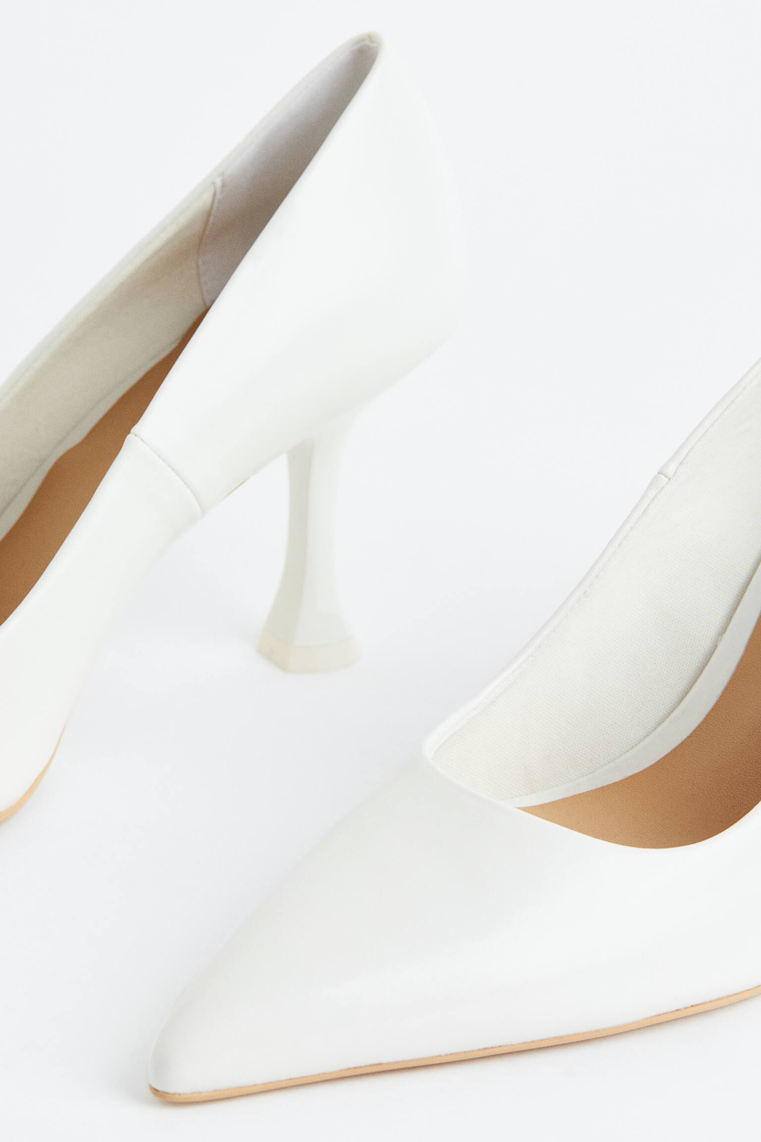 High Heels - White/Dark beige - 3