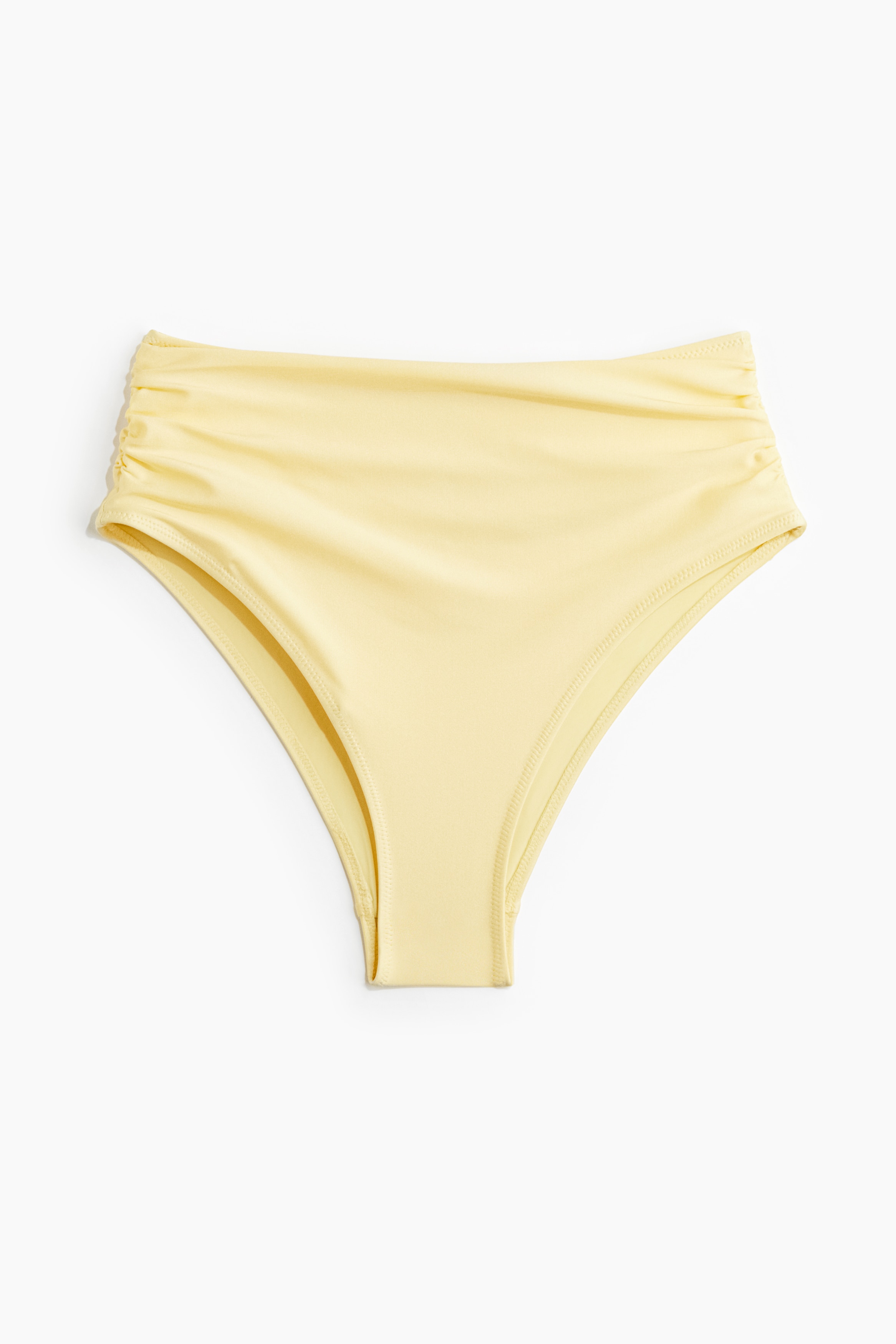 Bikinihousut High Waist Cheeky - Vaaleankeltainen/Kermanvaalea/Valkoinen/Punakuvioinen/Vaaleankeltainen/Himmeänvihreä