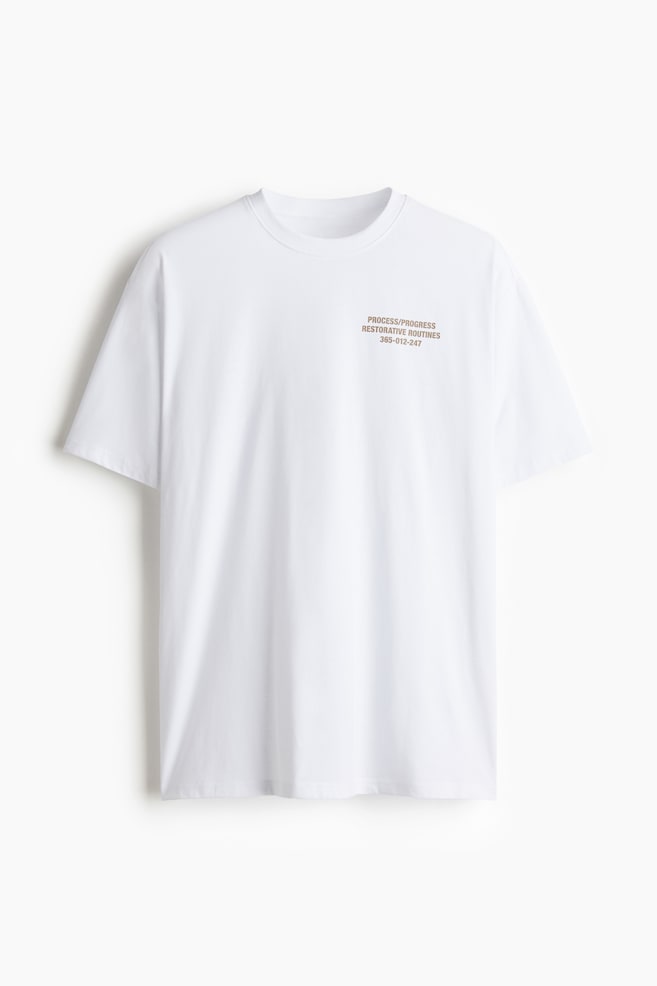 Loose Fit Sports top with DryMove™ - White/Process/Brown/Process/Grey marl/Training Team - 1