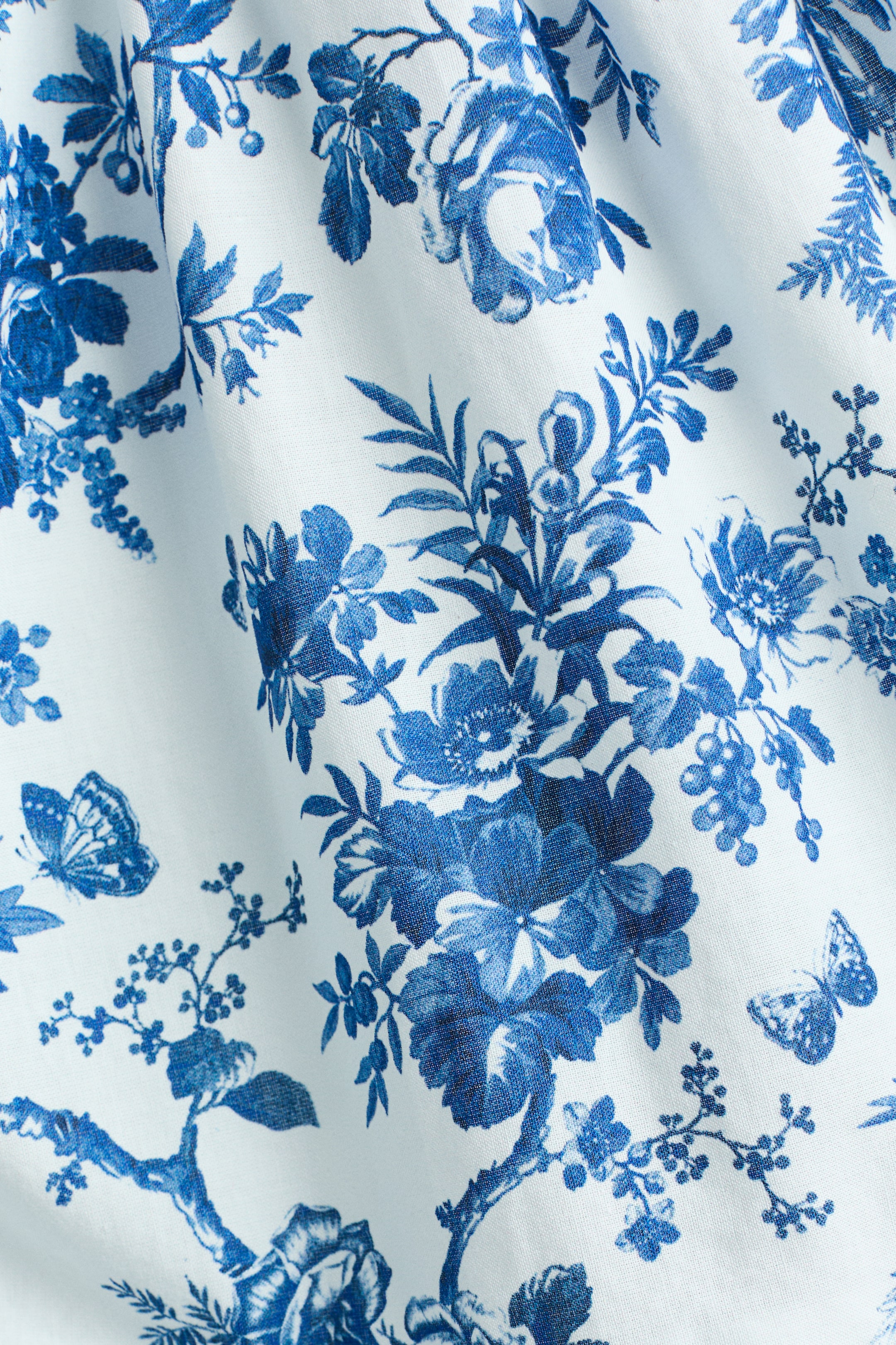 Robe volantée en coton