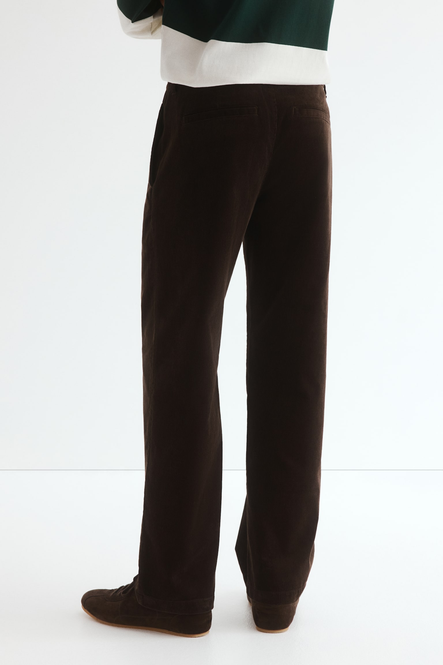 Relaxed Fit Corduroy trousers - Brown/Dark khaki green/Black/Beige/Dark brown - 6