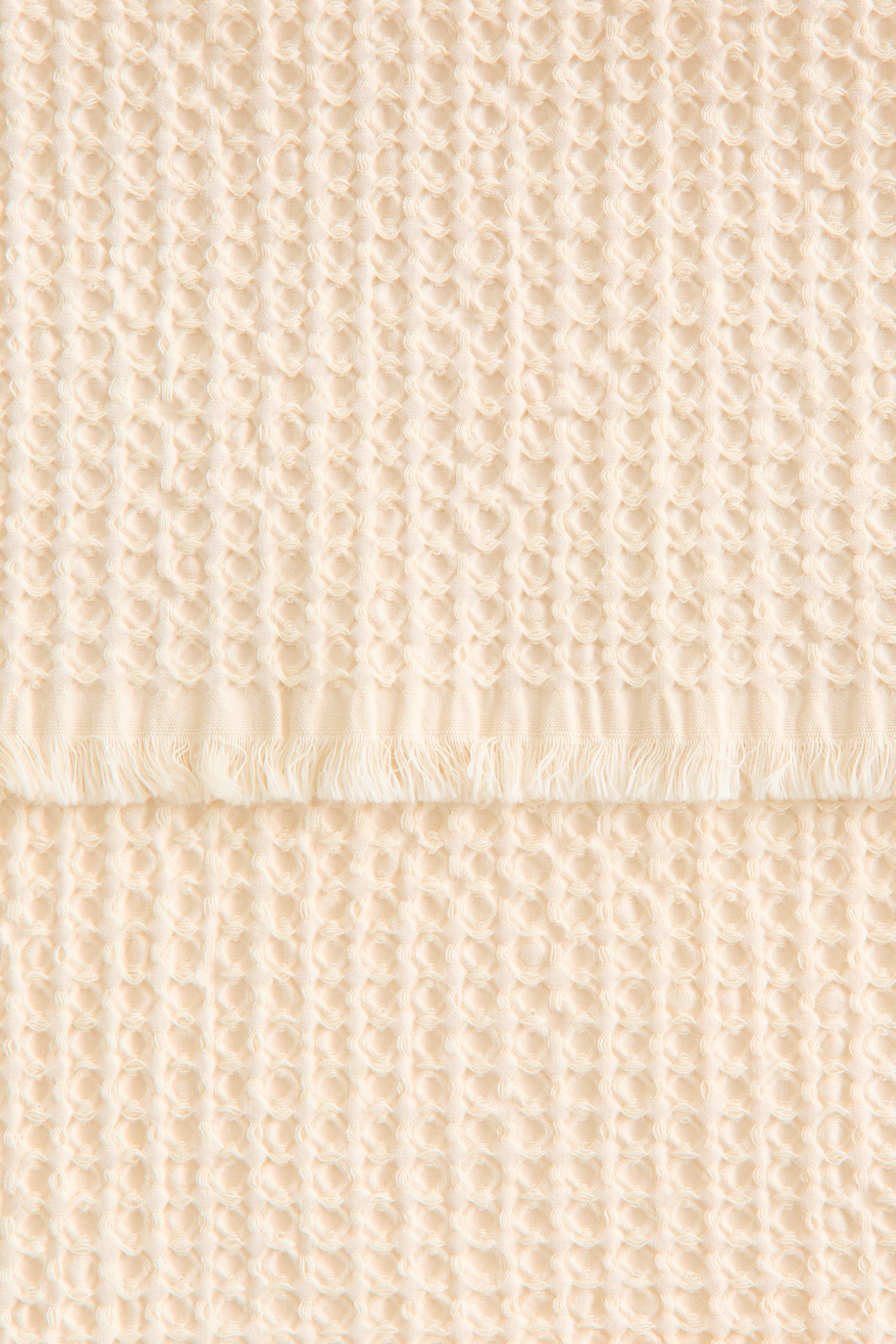 Waffled hand towel - Light yellow/Dark beige/White/Powder pink - 6