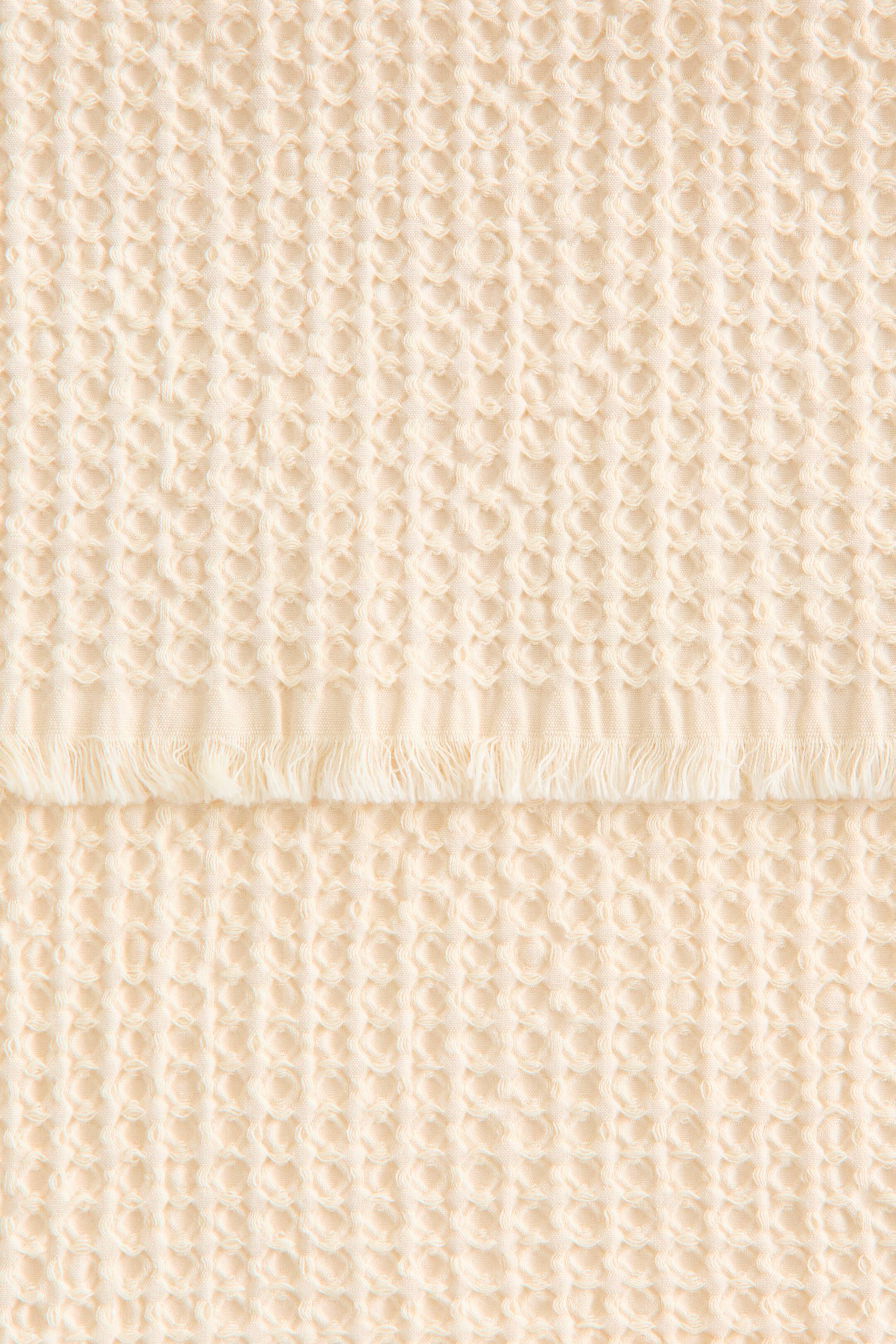 View larger image: Waffled hand towel - Light yellow - Home All | H&M IN 3