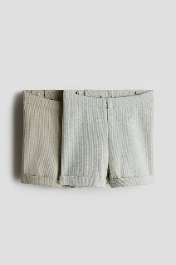 Детские шорты H&M 2-pack Cotton Jersey Shorts