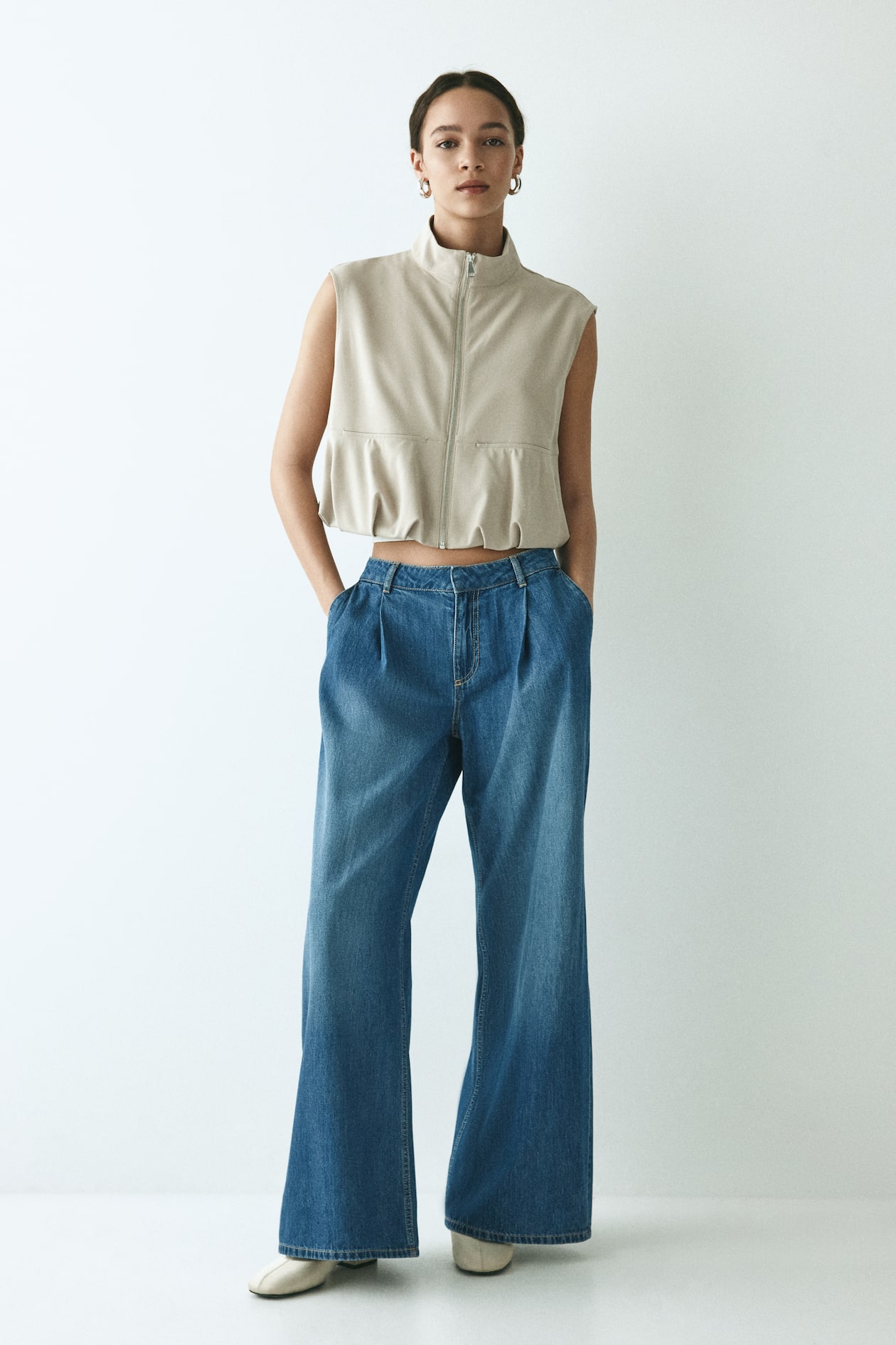 Loose-Fit Wide Regular Jeans - image 2
