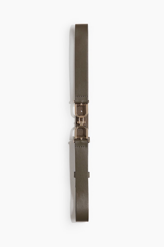 Cinturón fino - Gris oscuro - 1