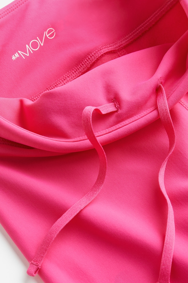 Warm sports tights - Bright pink/Black/Mint green - 4