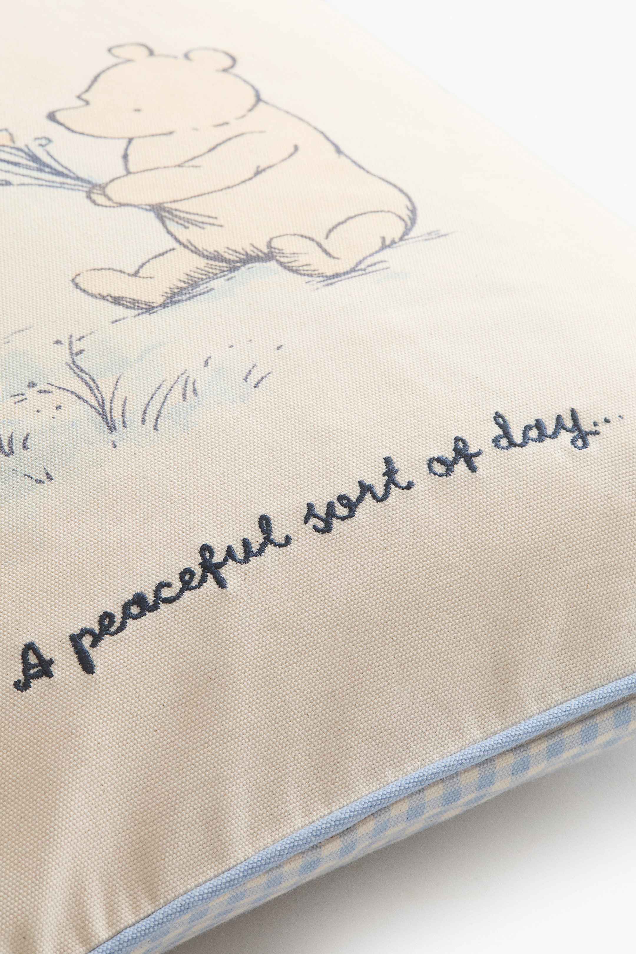 H&M Print-Motif Canvas Cushion Cover — фото 4