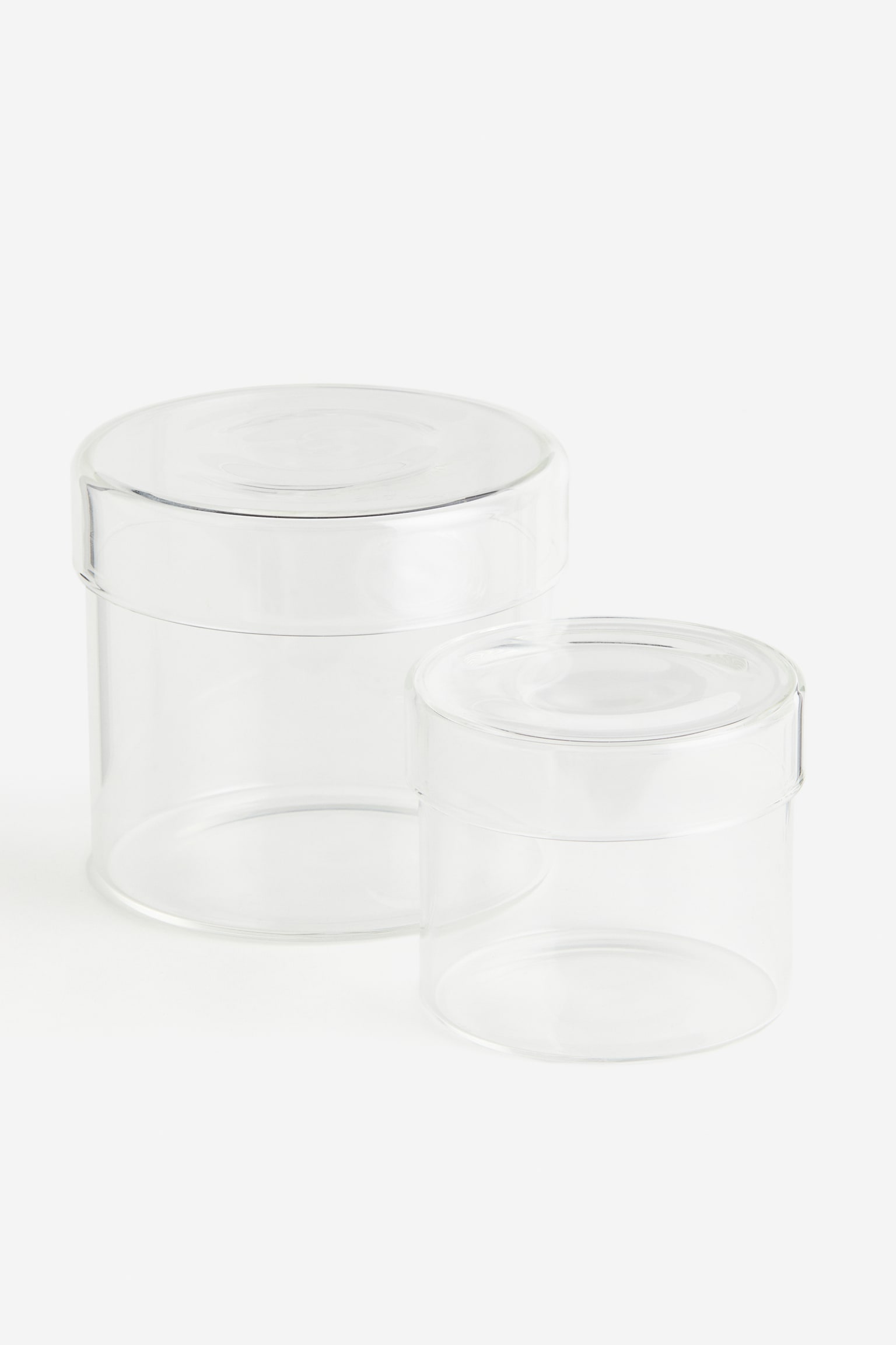 Small glass box with a lid - Clear glass - 4