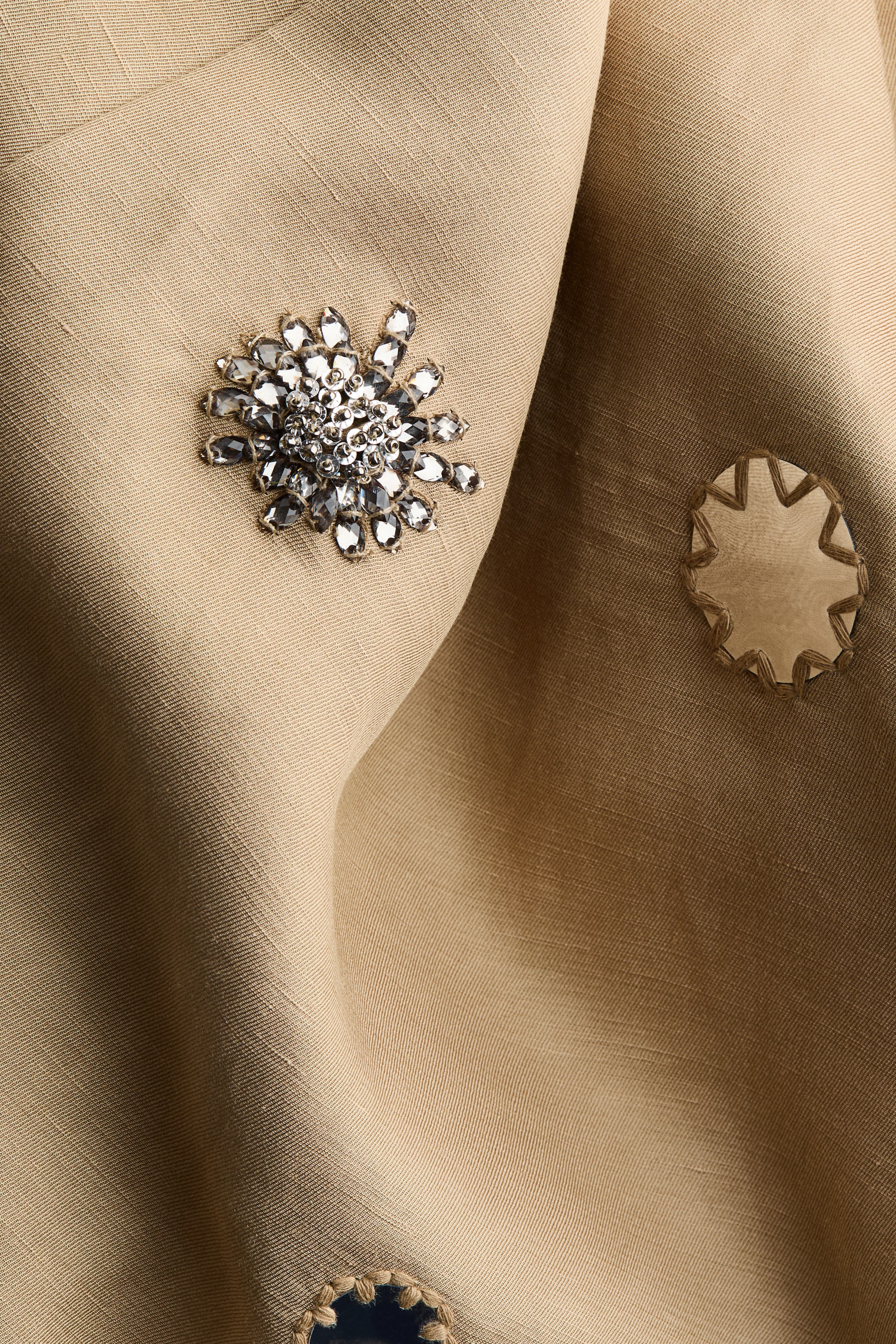 Embellished A-Line Dress