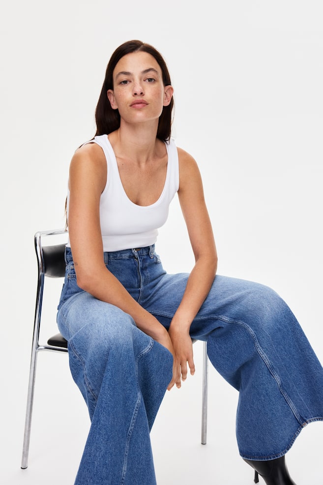 MAMA 2-pack nursing vest tops-White/Black - 3