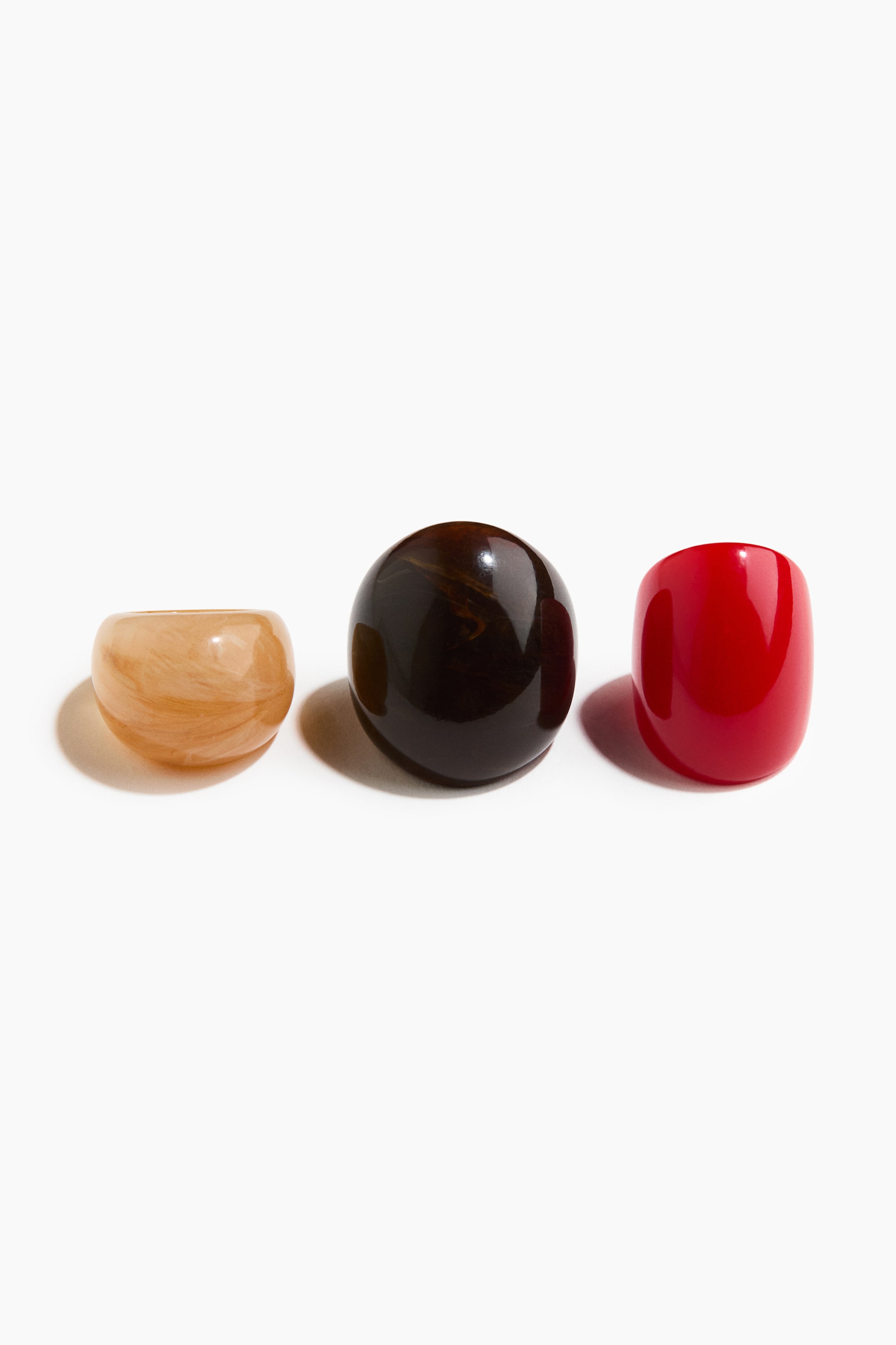3-pack chunky rings
