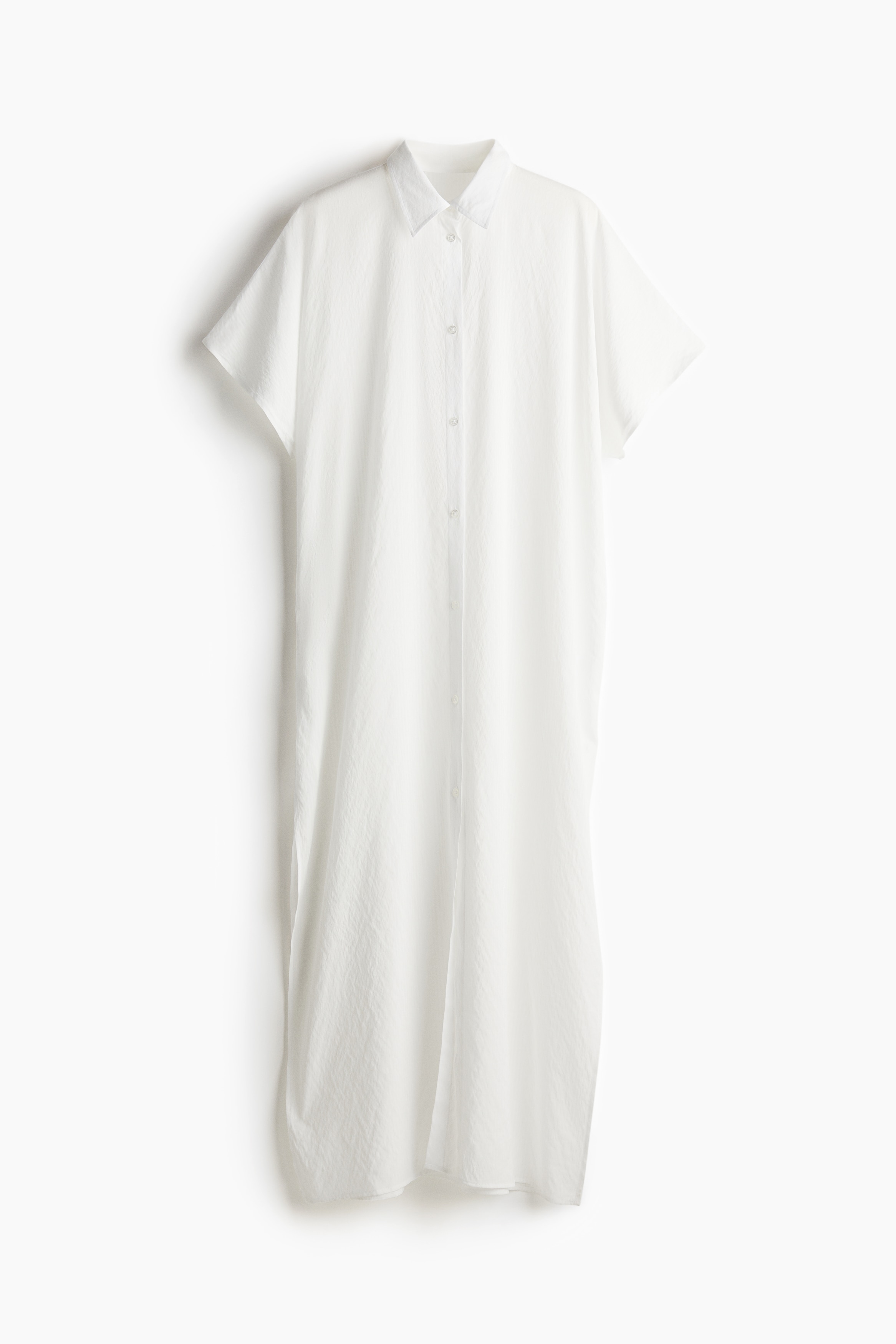 Long beach kaftan - White