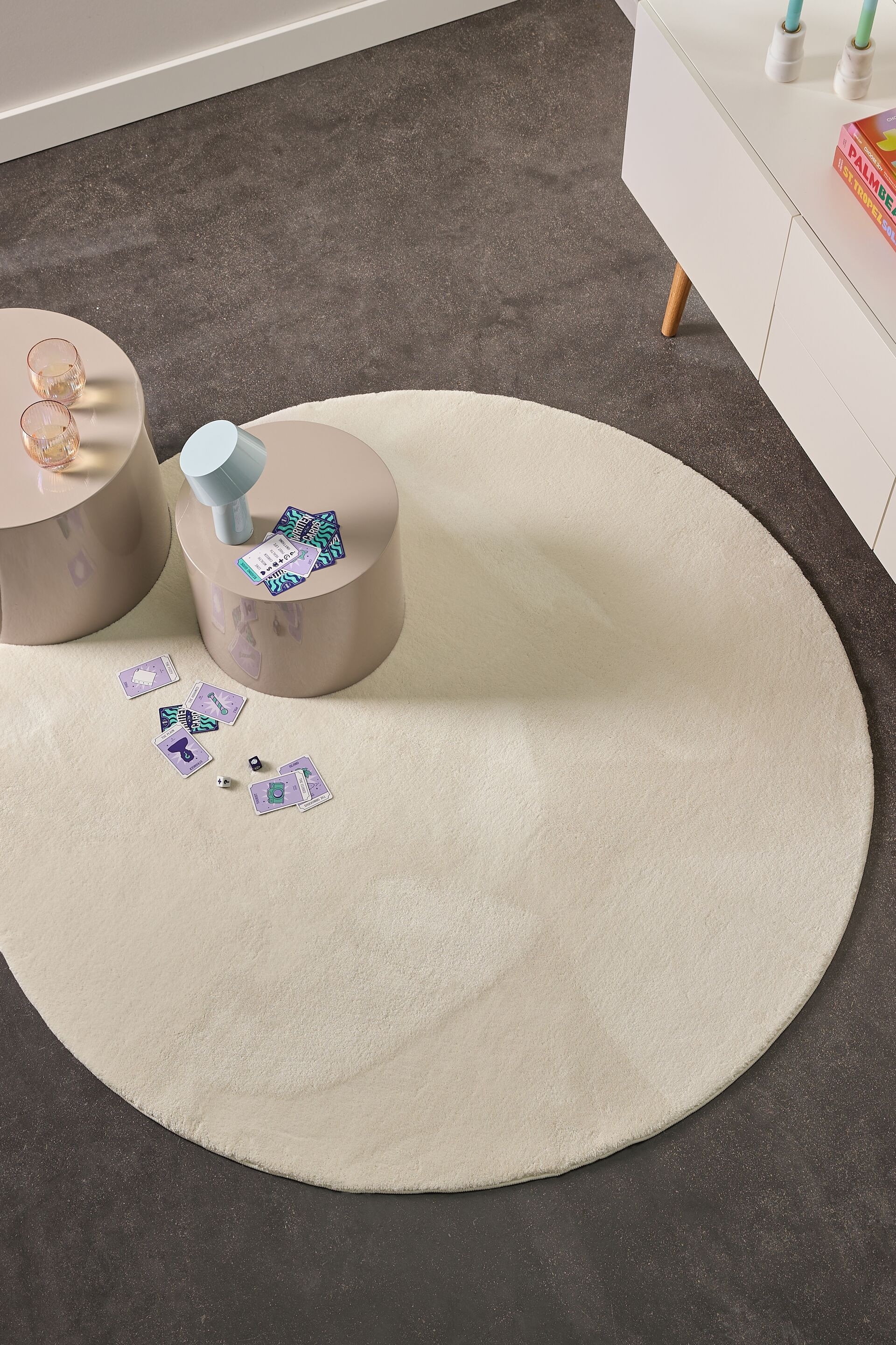 Alfombra De Pelo Largo Yumi - Ivory/Beige