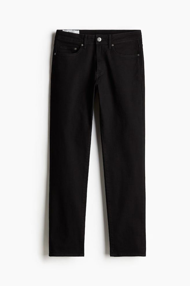 Straight Regular Jeans - Black/Light denim blue/Dark denim blue - 1