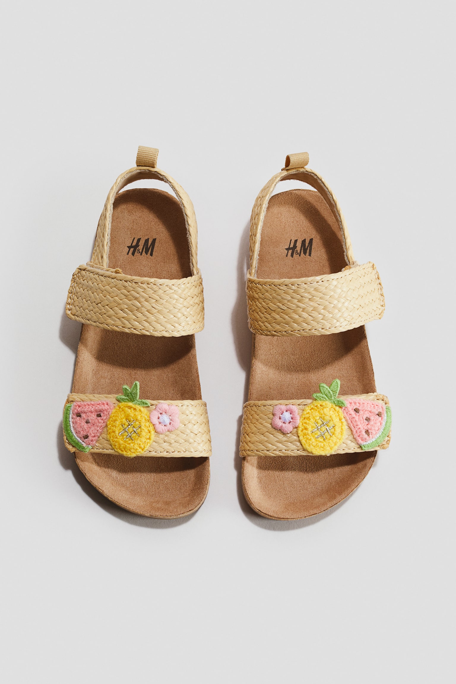 Sandaalit - Beige/Hedelmät/Kermanvaalea/Vaaleanbeige
