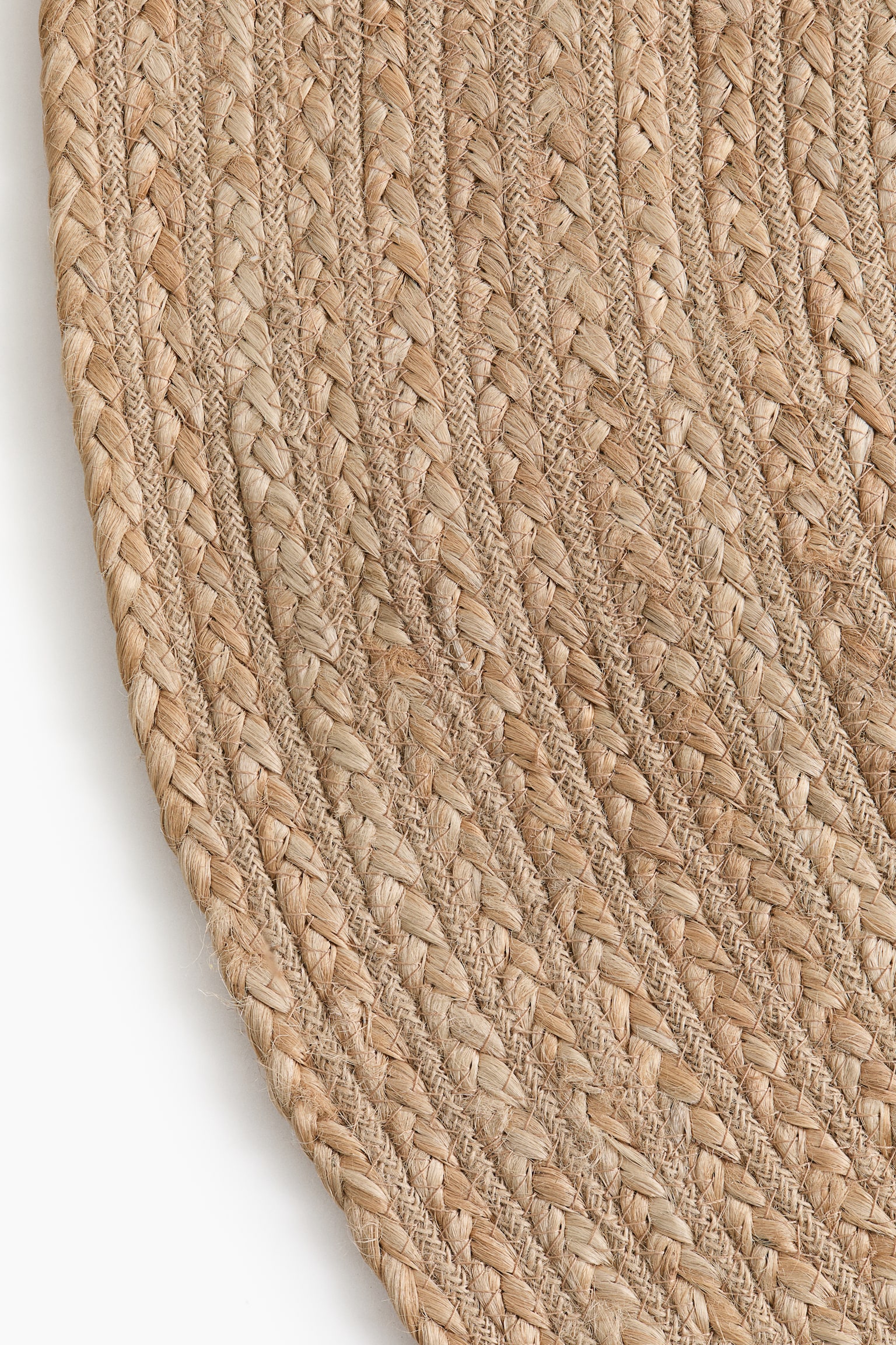 Round jute rug - Beige - 3