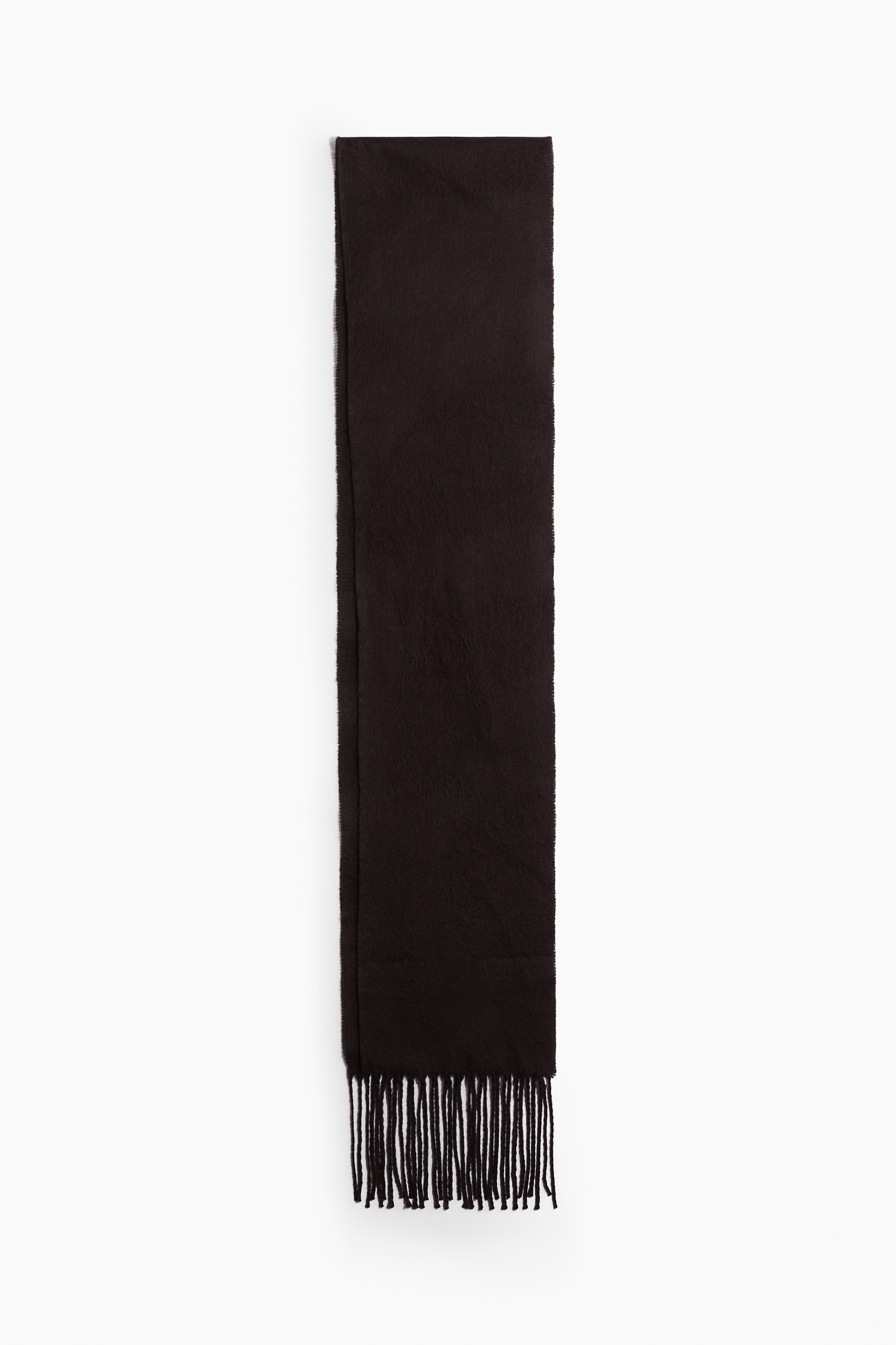 Cashmere Scarf - Dark brown